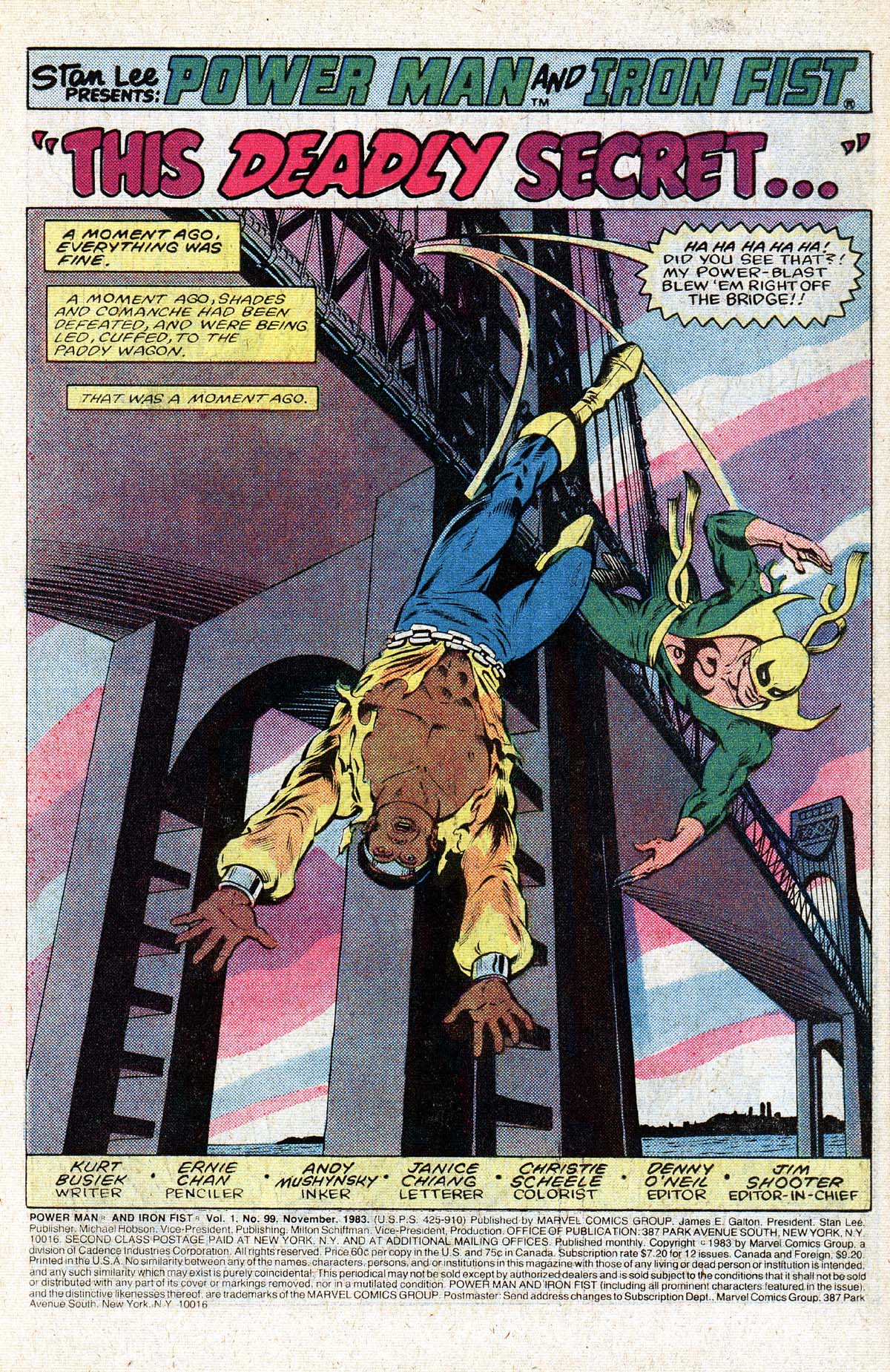 Read online Power Man and Iron Fist (1978) comic -  Issue #99 - 2