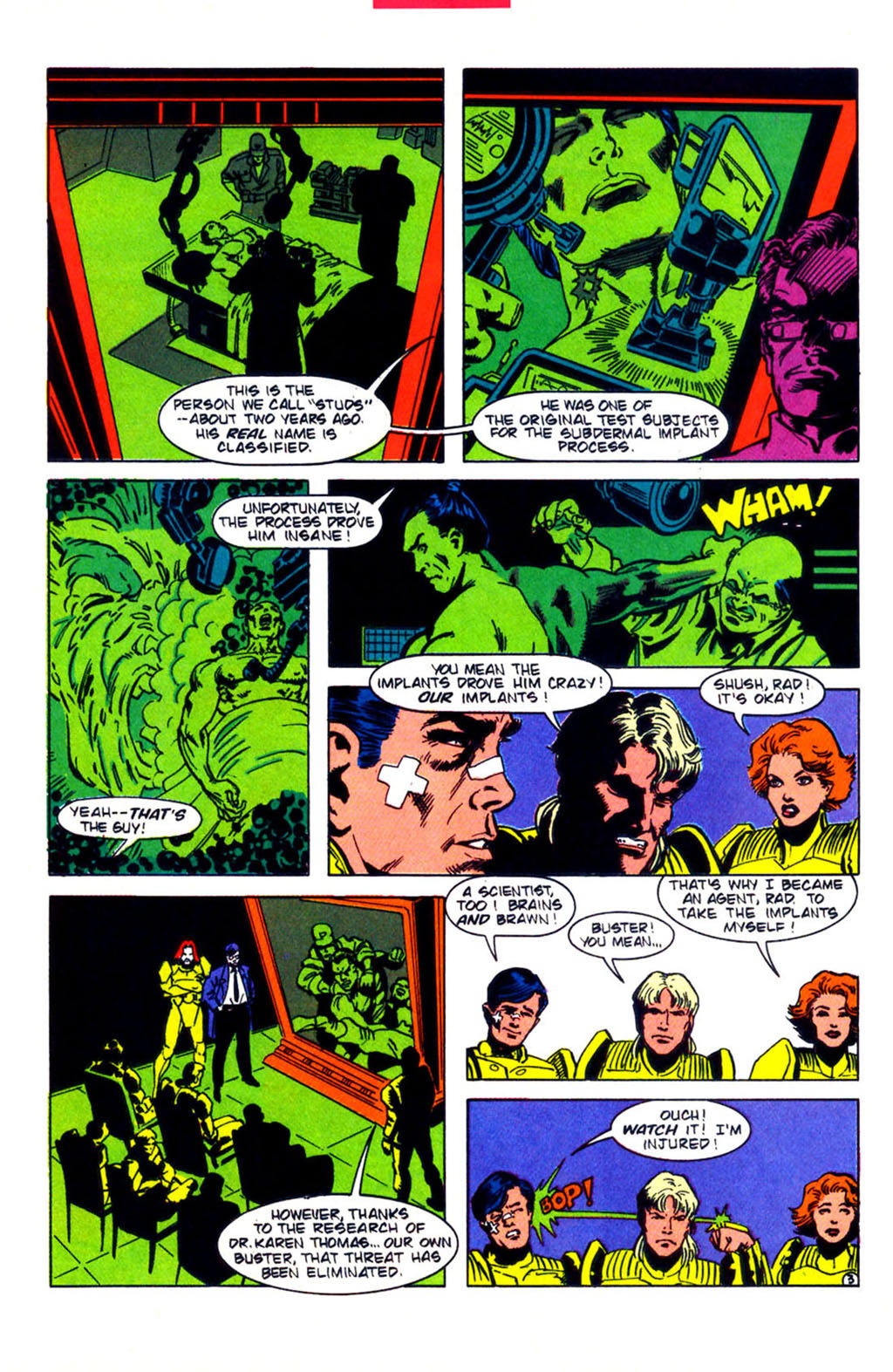 Read online The Web (1991) comic -  Issue #9 - 4