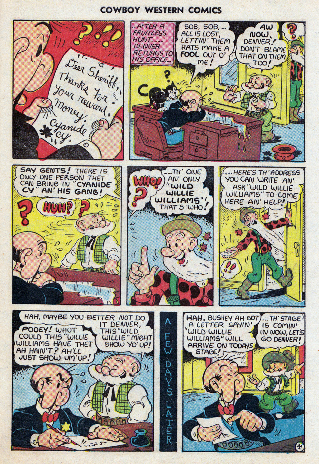 Read online Cowboy Western Comics (1948) comic -  Issue #28 - 33