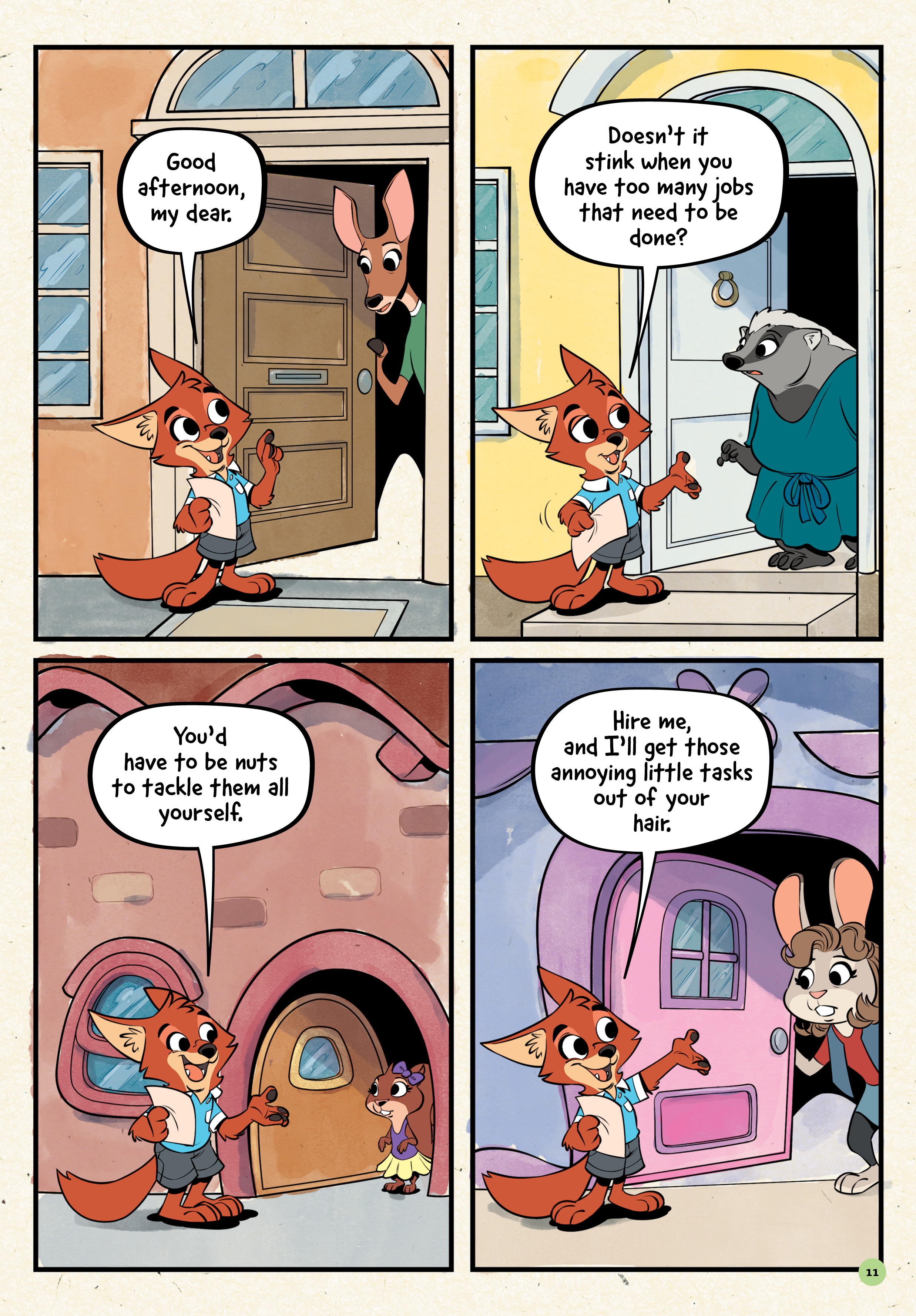 Read online Zootopia: A Hard Day's Work comic -  Issue # Full - 11