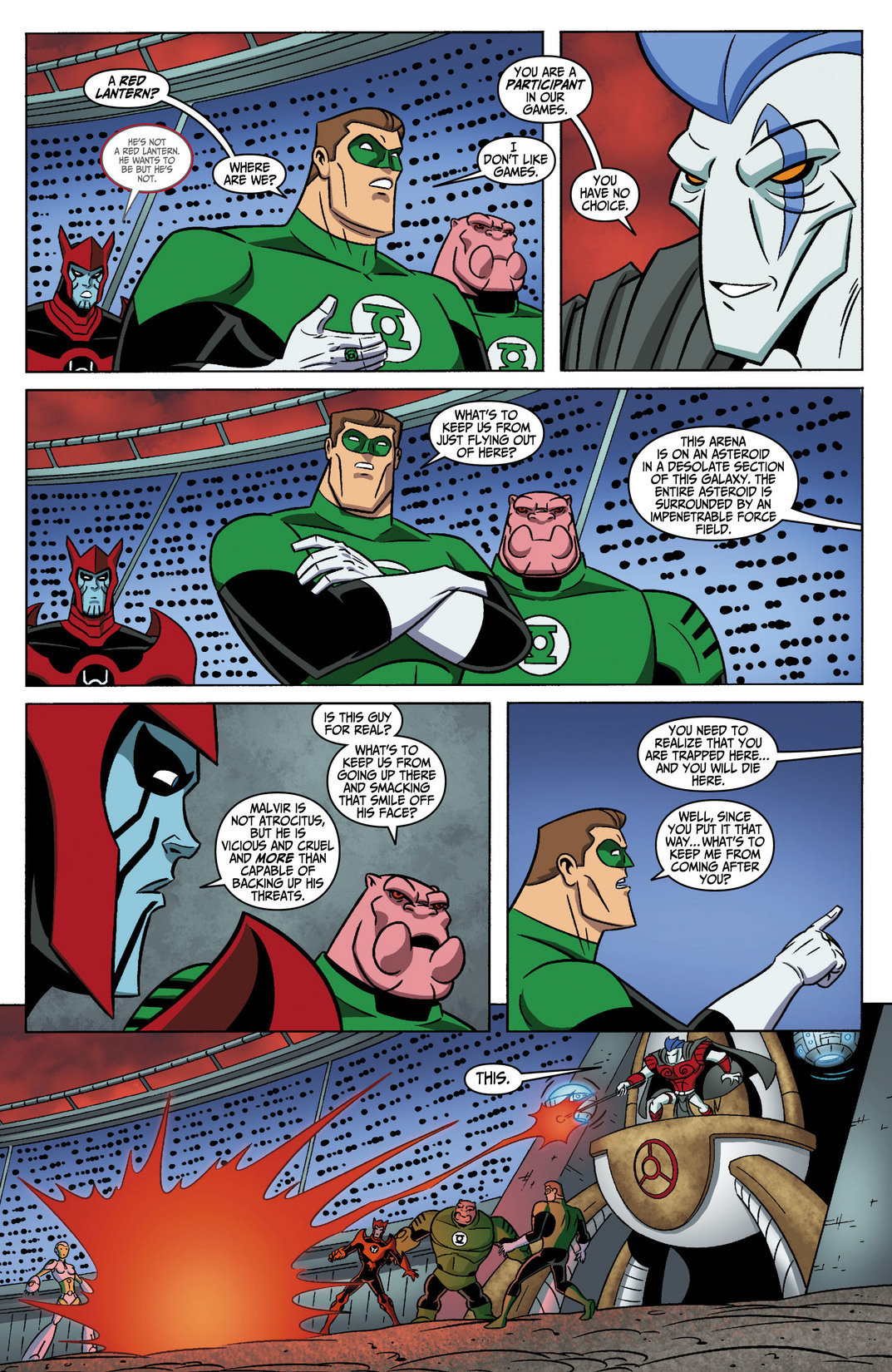 Read online Green Lantern: The Animated Series comic -  Issue #5 - 8