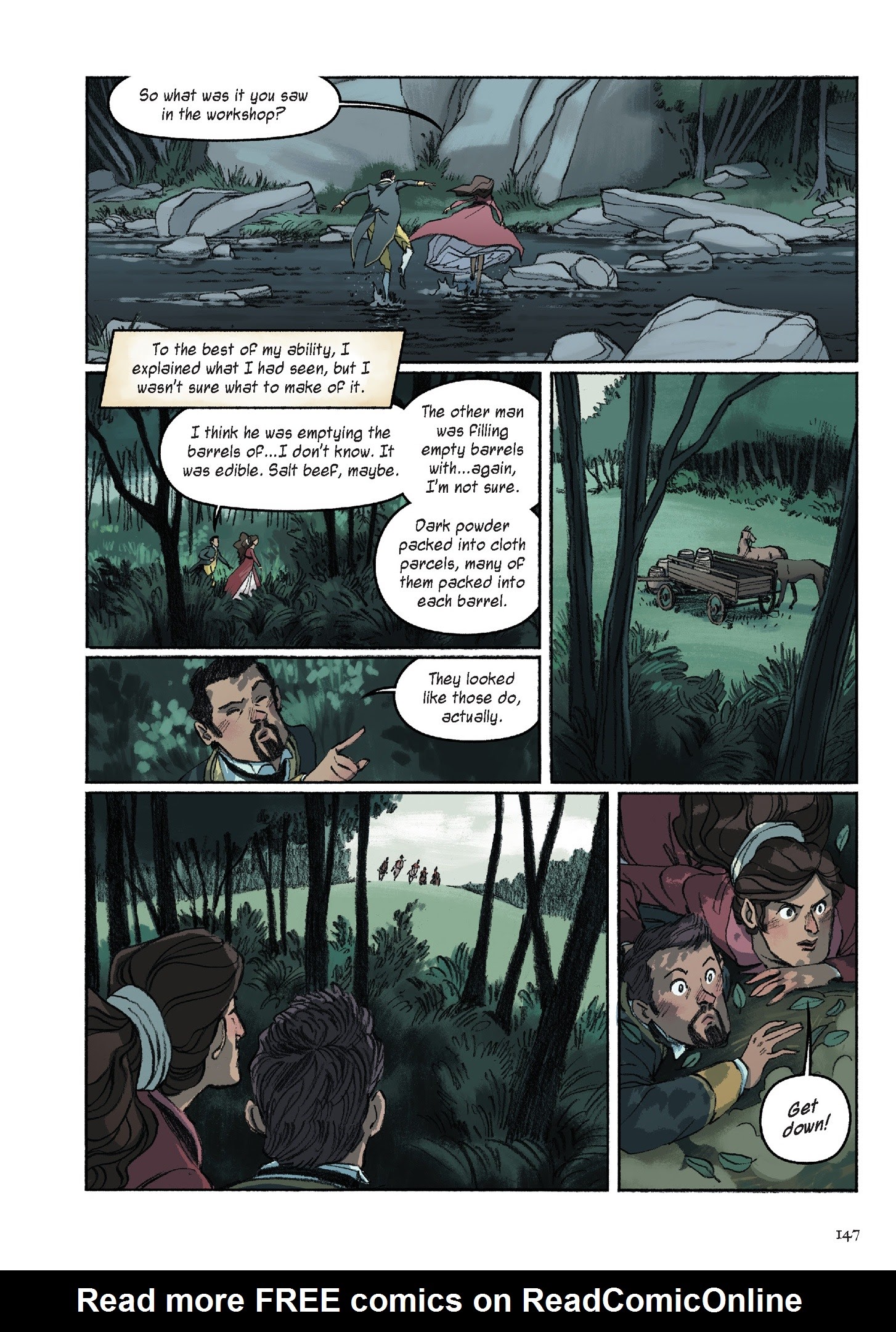 Read online Delilah Dirk and the King's Shilling comic -  Issue # TPB (Part 2) - 46