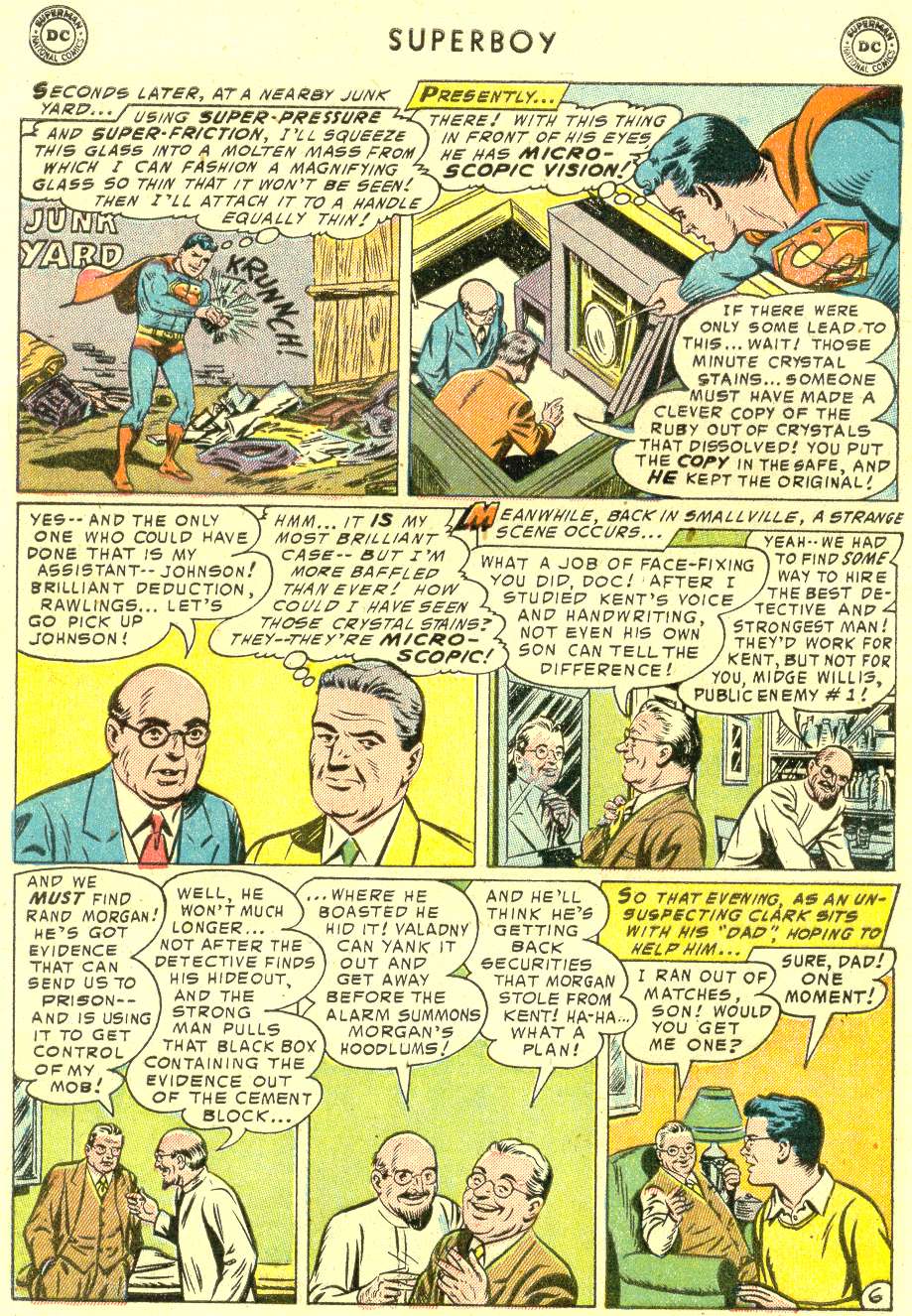 Read online Superboy (1949) comic -  Issue #42 - 7