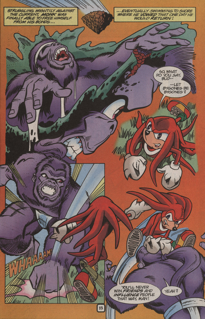 Read online Knuckles the Echidna comic -  Issue #30 - 17