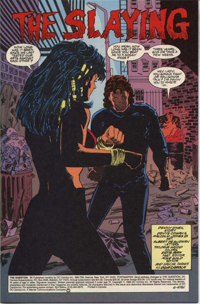 The Question (1987) issue 29 - Page 2