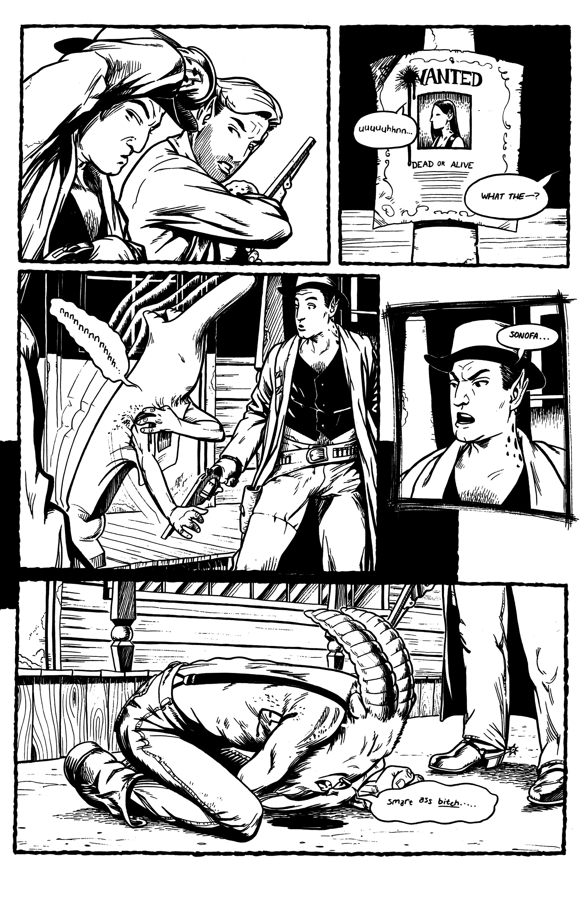 Read online Warrior Nun: Black & White comic -  Issue #13 - 30