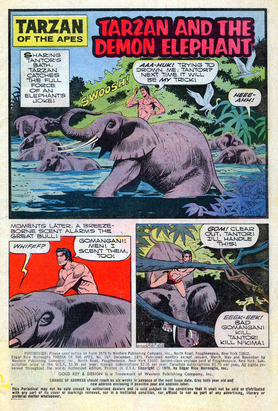 Read online Tarzan (1962) comic -  Issue #197 - 3