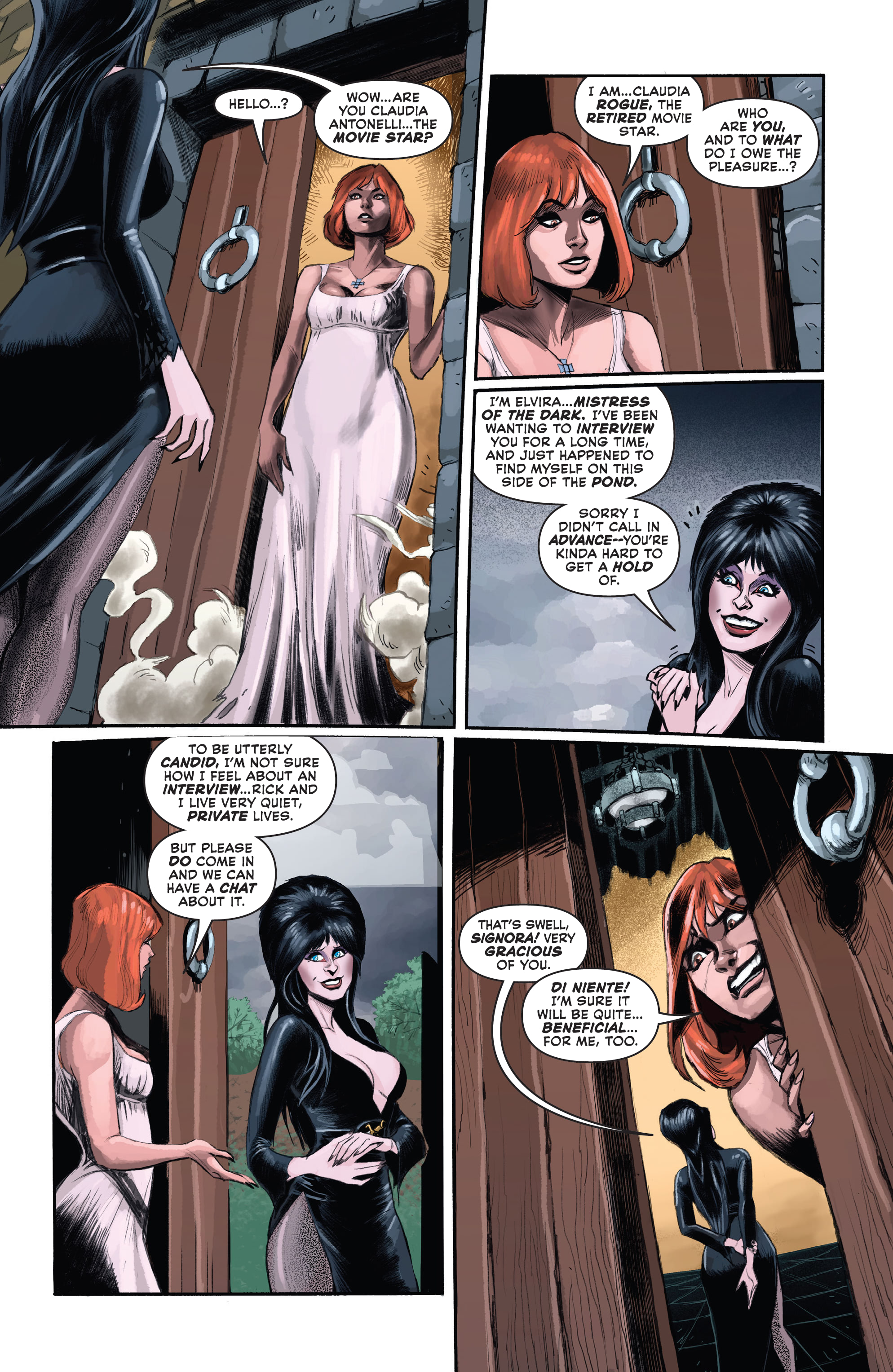 Read online Elvira Meets Vincent Price comic -  Issue #2 - 17