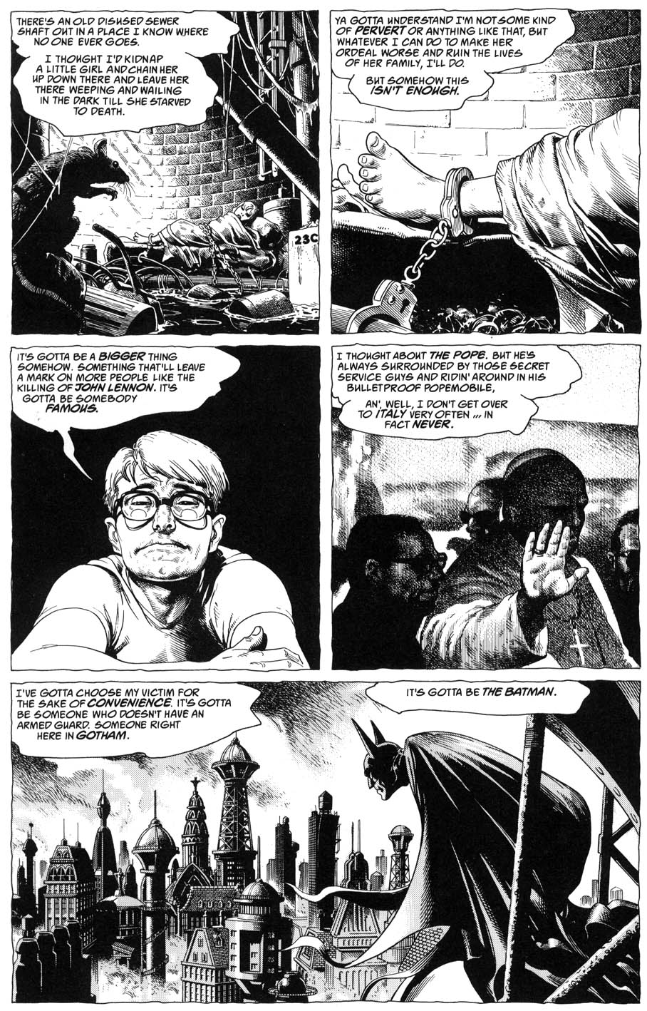 Read online Batman Black and White comic -  Issue #4 - 6