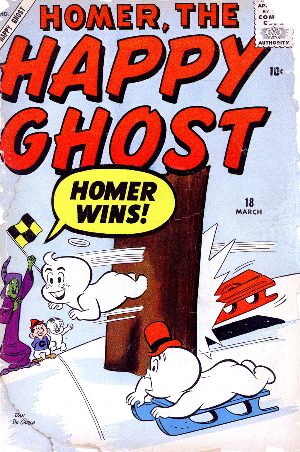Read online Homer, the Happy Ghost comic -  Issue #18 - 1