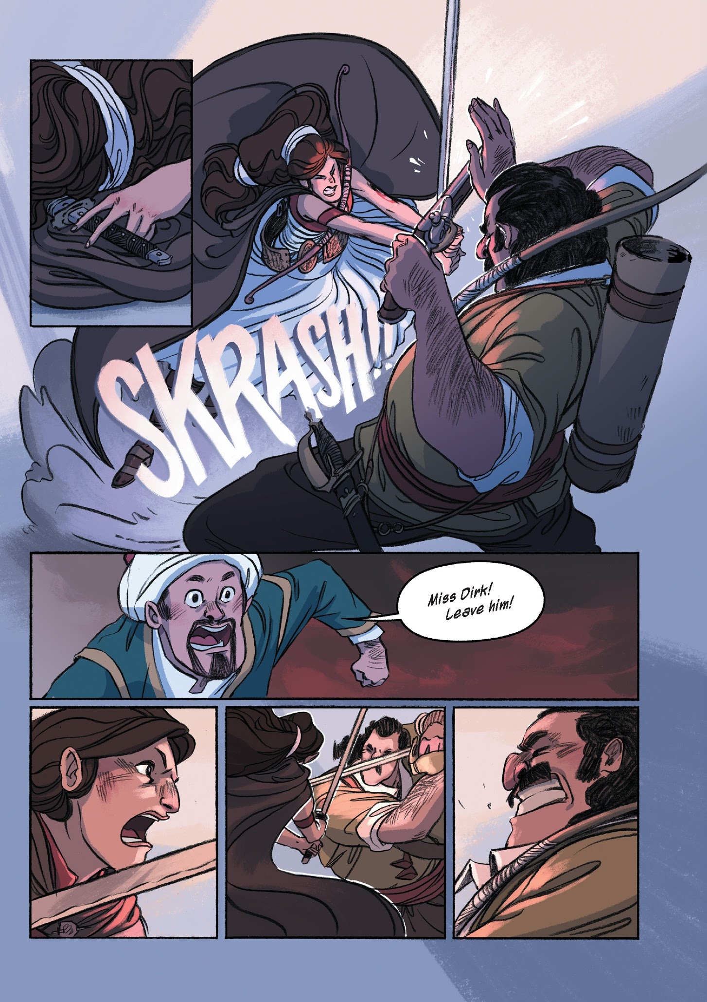 Read online Delilah Dirk and the King's Shilling comic -  Issue # TPB (Part 1) - 27