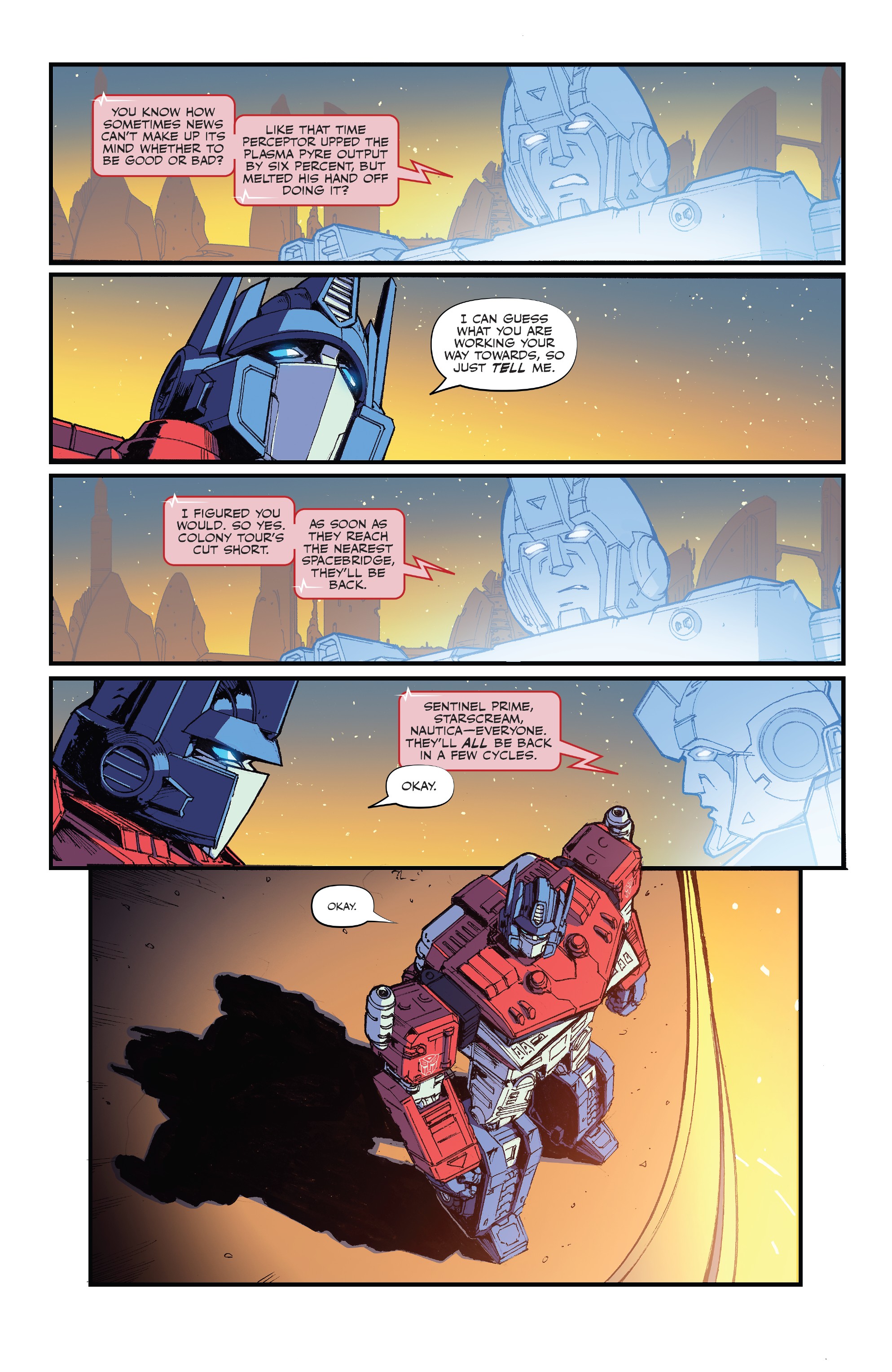 Read online Transformers (2019) comic -  Issue #7 - 13
