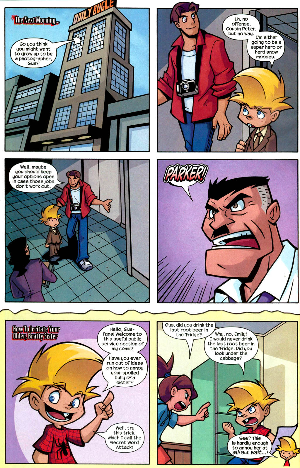 Read online Marvelous Adventures of Gus Beezer comic -  Issue # Gus Beezer and Spider-Man - 14