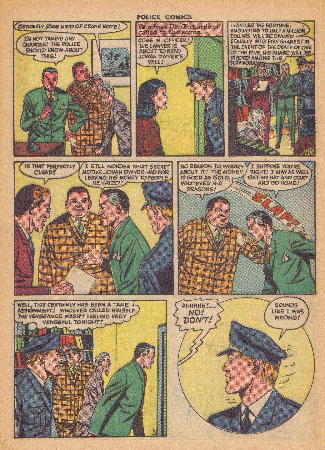 Read online Police Comics comic -  Issue #56 - 40