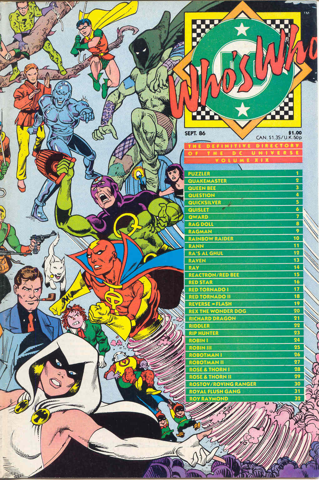 Read online Who's Who: The Definitive Directory of the DC Universe comic -  Issue #19 - 1