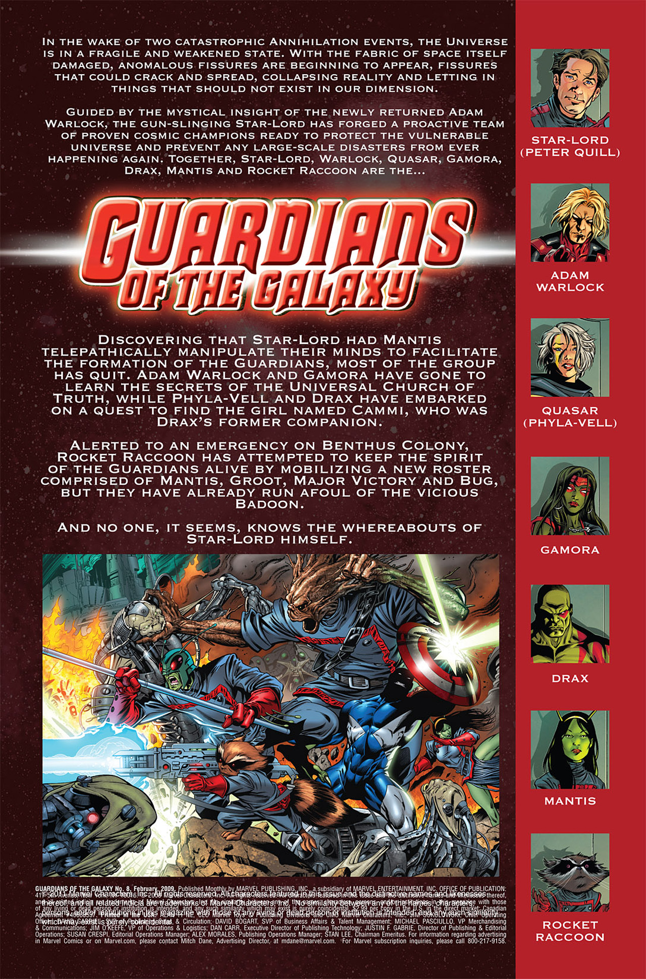 Read online Guardians of the Galaxy (2008) comic -  Issue #8 - 2