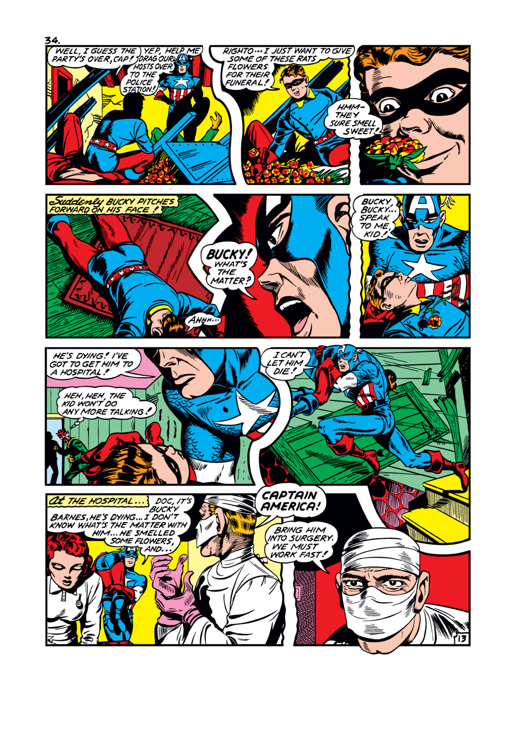Read online Captain America Comics comic -  Issue #14 - 35