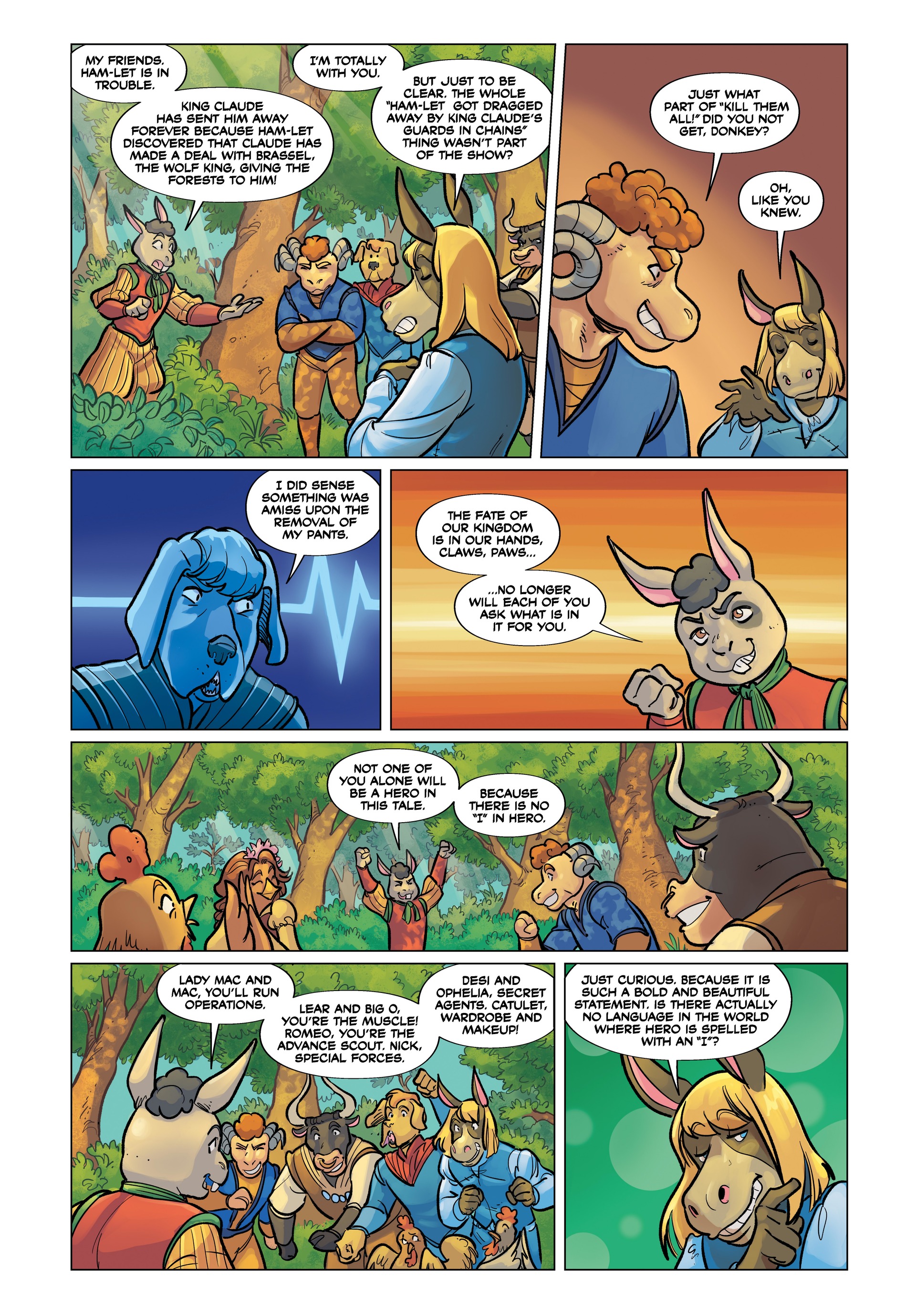 Read online Ham-let: A Shakespearean Mash-up comic -  Issue # Full - 40