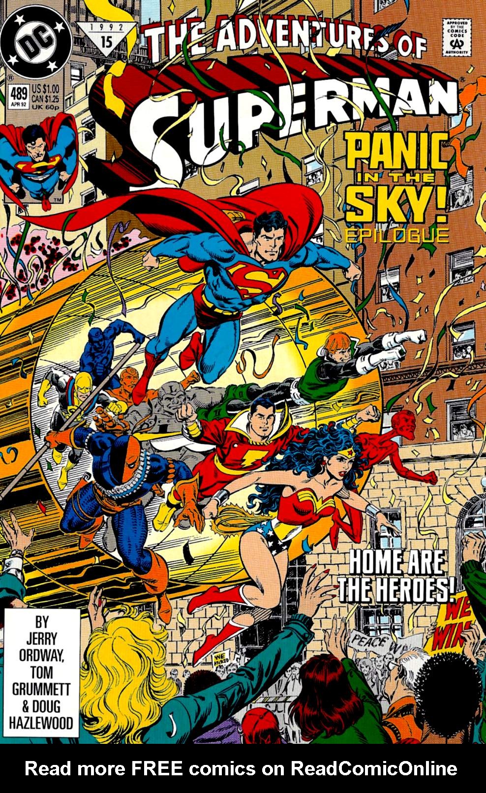 Read online Adventures of Superman (1987) comic -  Issue #489 - 1