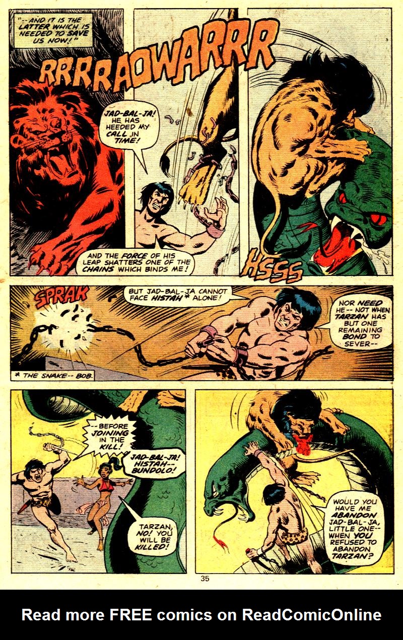 Read online Tarzan (1977) comic -  Issue # _Annual 2 - 27