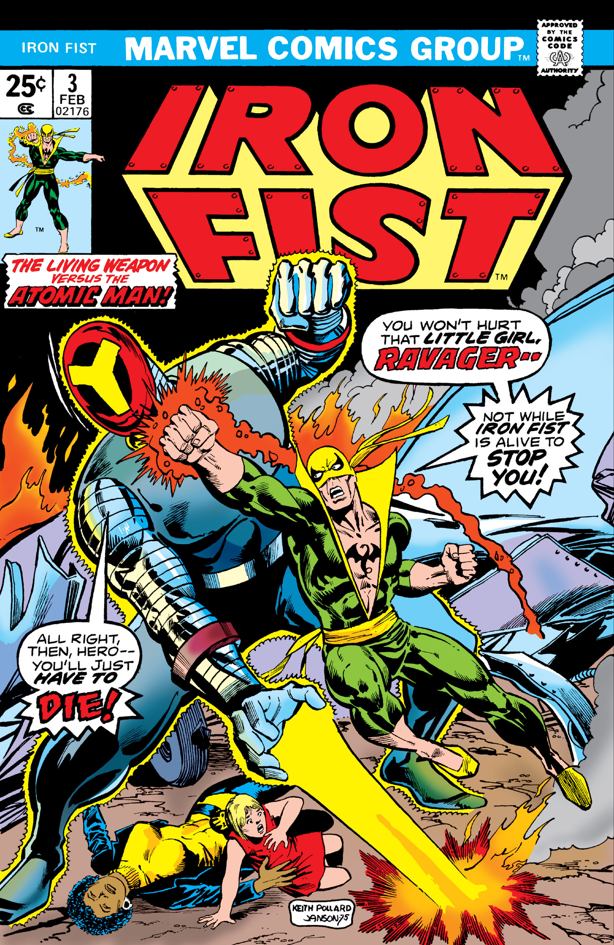 Read online Iron Fist (1975) comic -  Issue #3 - 1