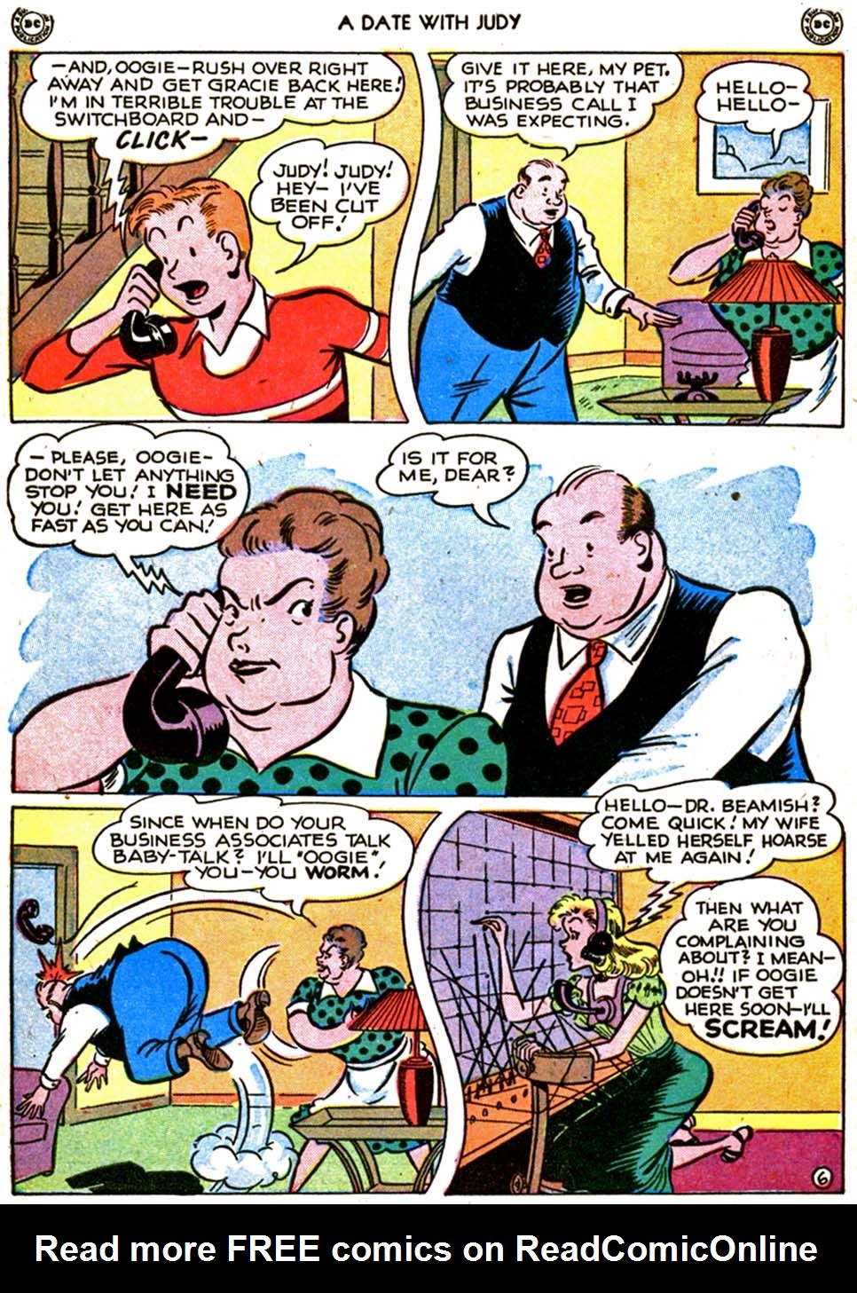 Read online A Date with Judy comic -  Issue #6 - 8
