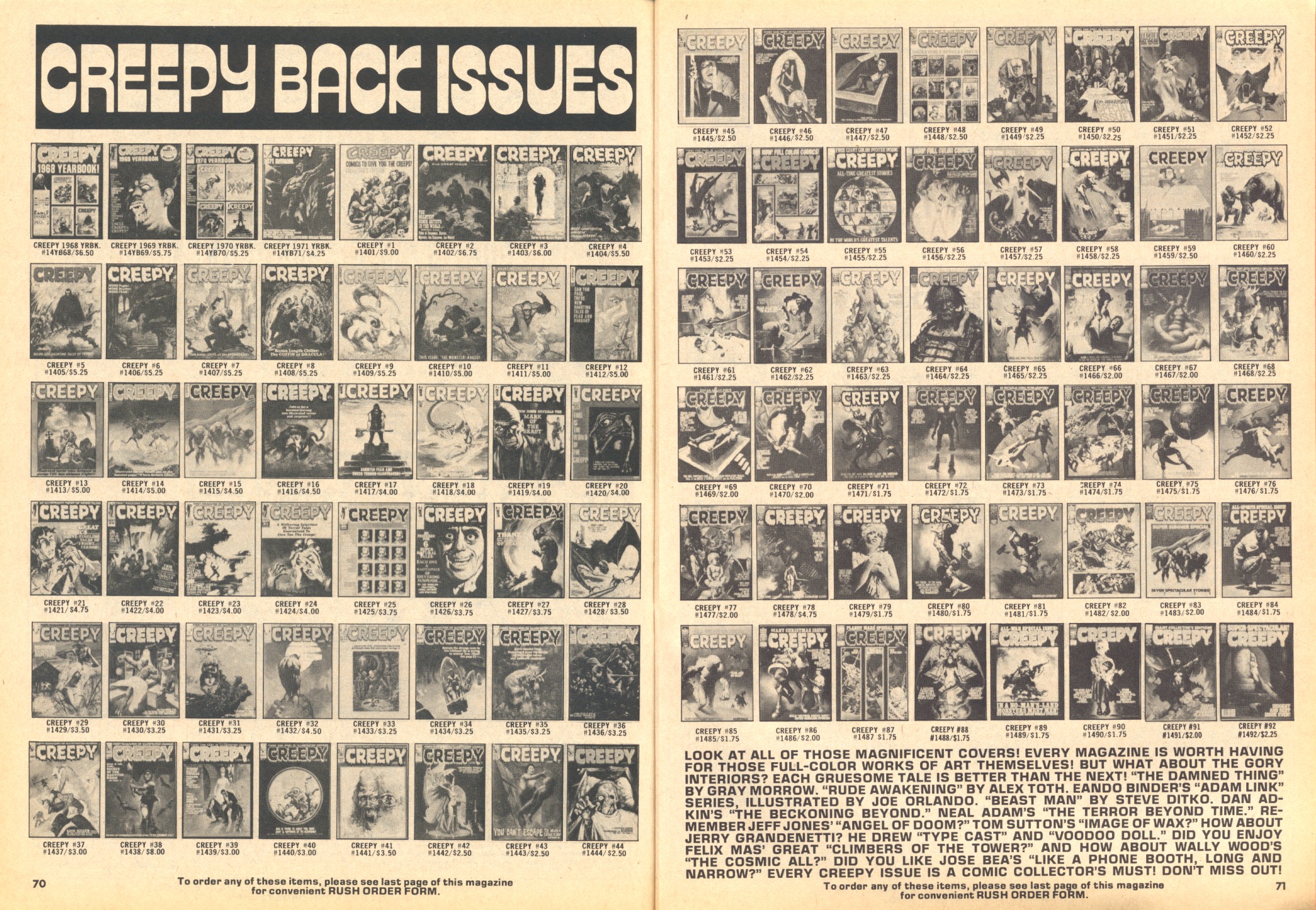 Read online Creepy (1964) comic -  Issue #93 - 65