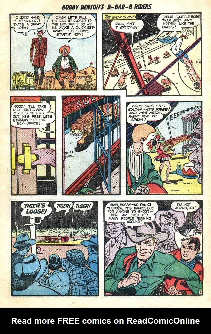 Read online Bobby Benson's B-Bar-B Riders comic -  Issue #3 - 5