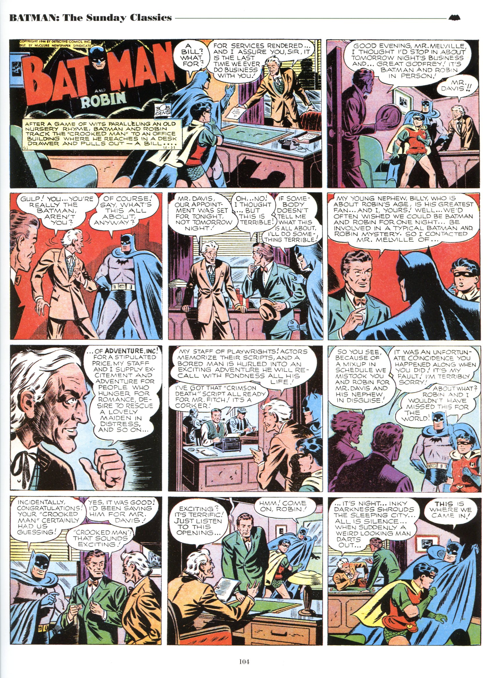 Read online Batman: The Sunday Classics comic -  Issue # TPB - 110