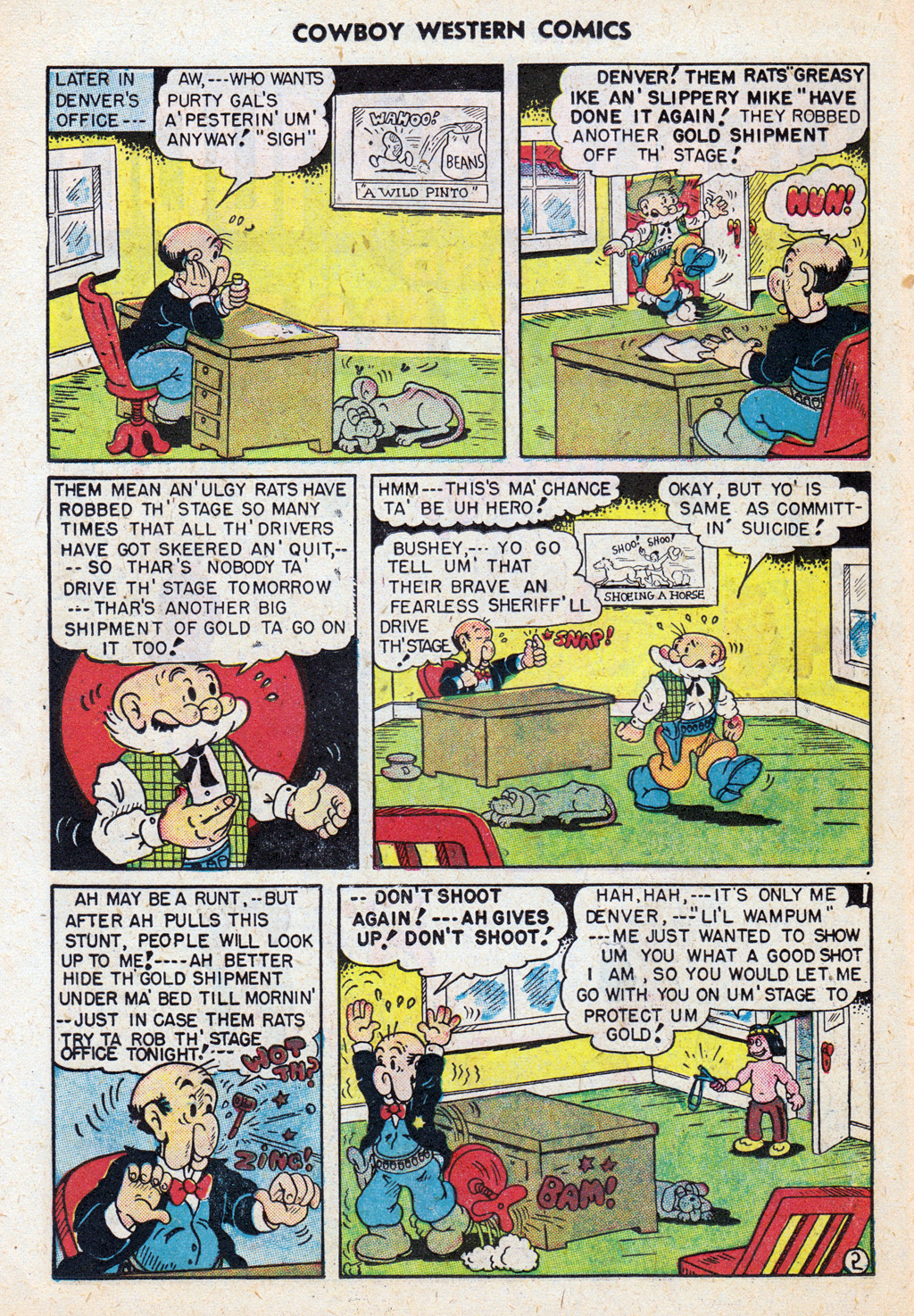 Read online Cowboy Western Comics (1948) comic -  Issue #27 - 22