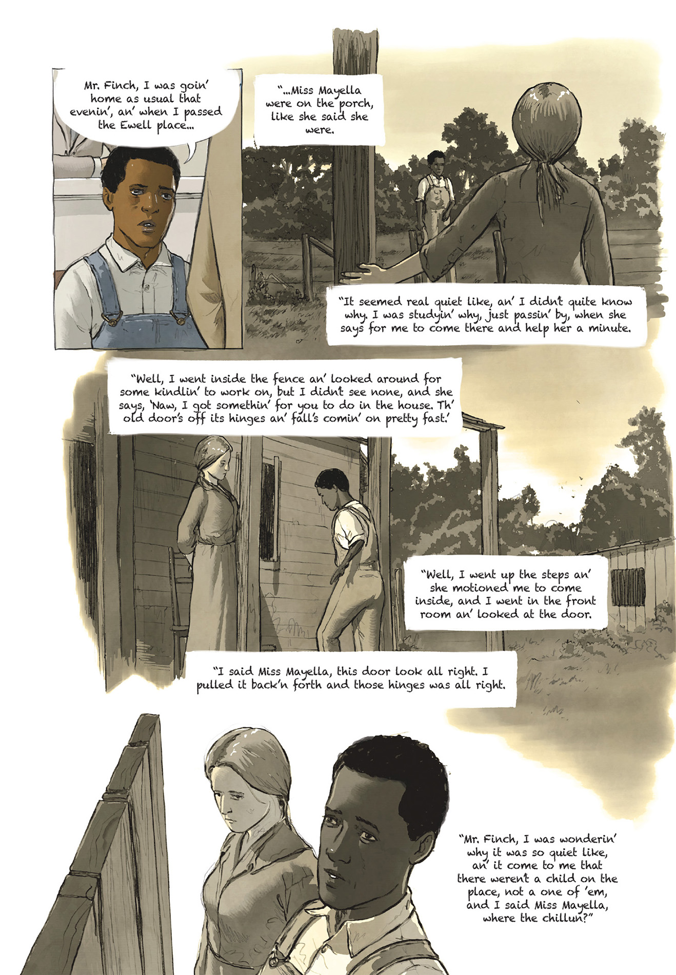 Read online To Kill a Mockingbird: A Graphic Novel comic -  Issue # TPB (Part 3) - 18