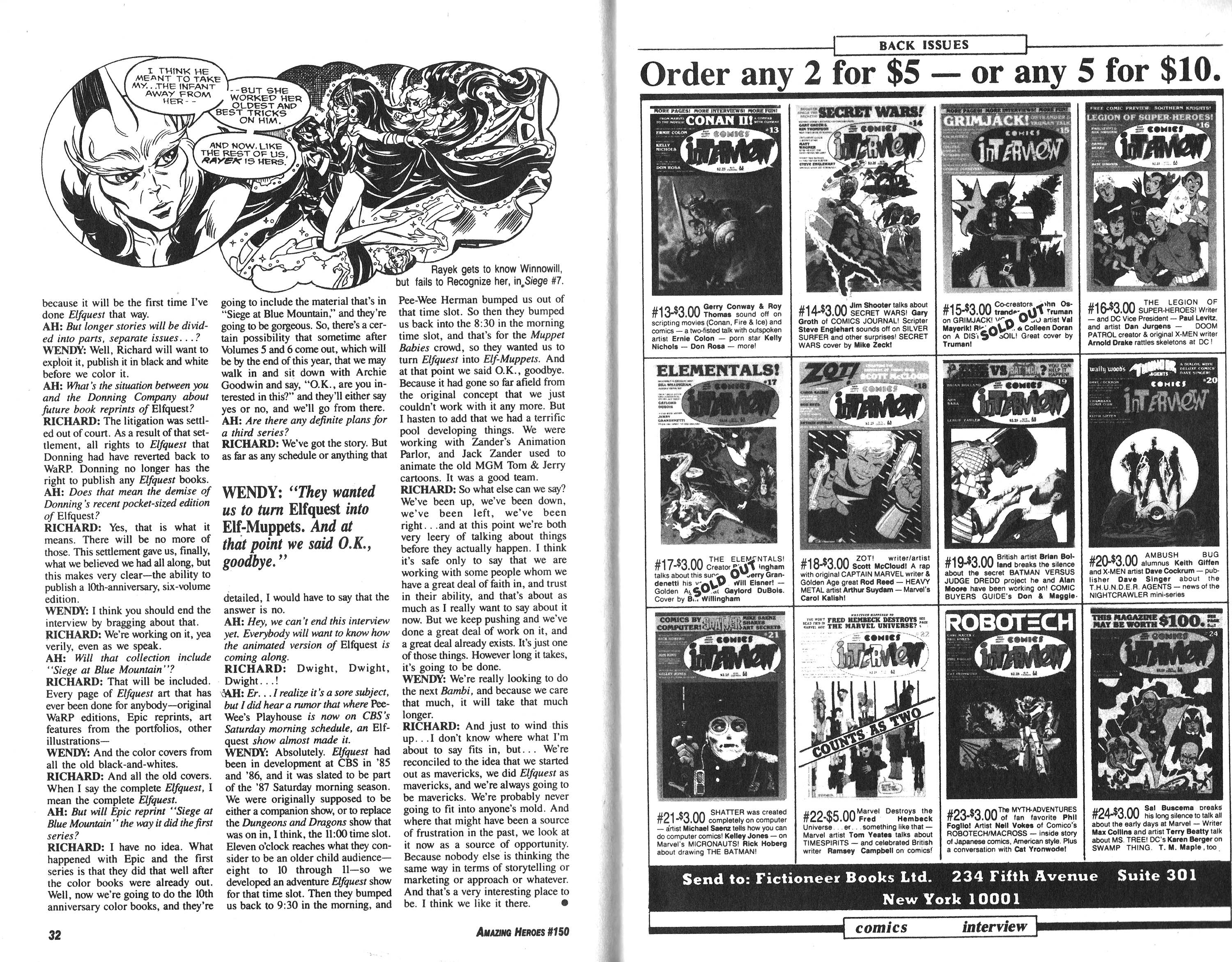 Read online Amazing Heroes comic -  Issue #150 - 17