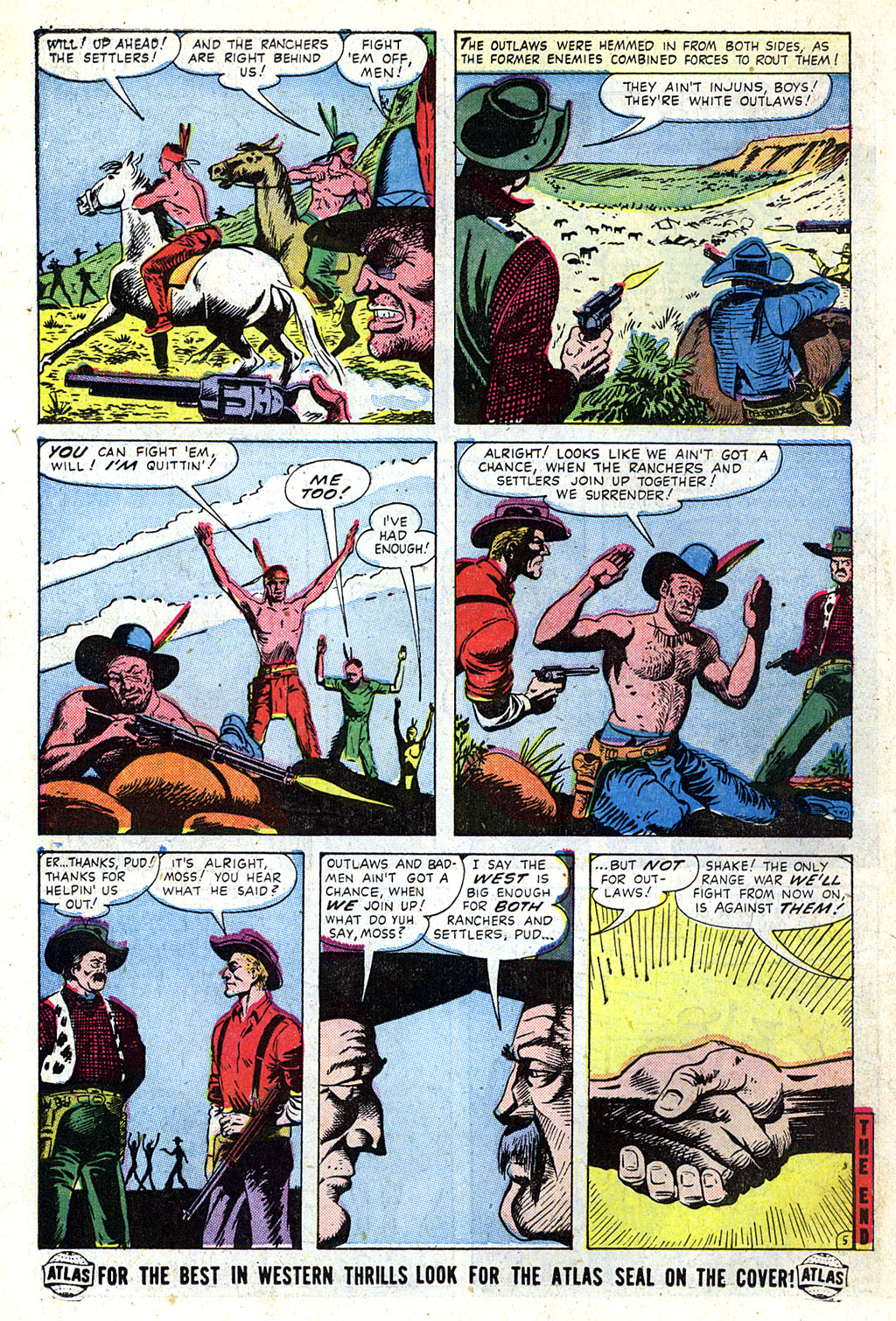 Read online The Outlaw Kid (1954) comic -  Issue #7 - 24