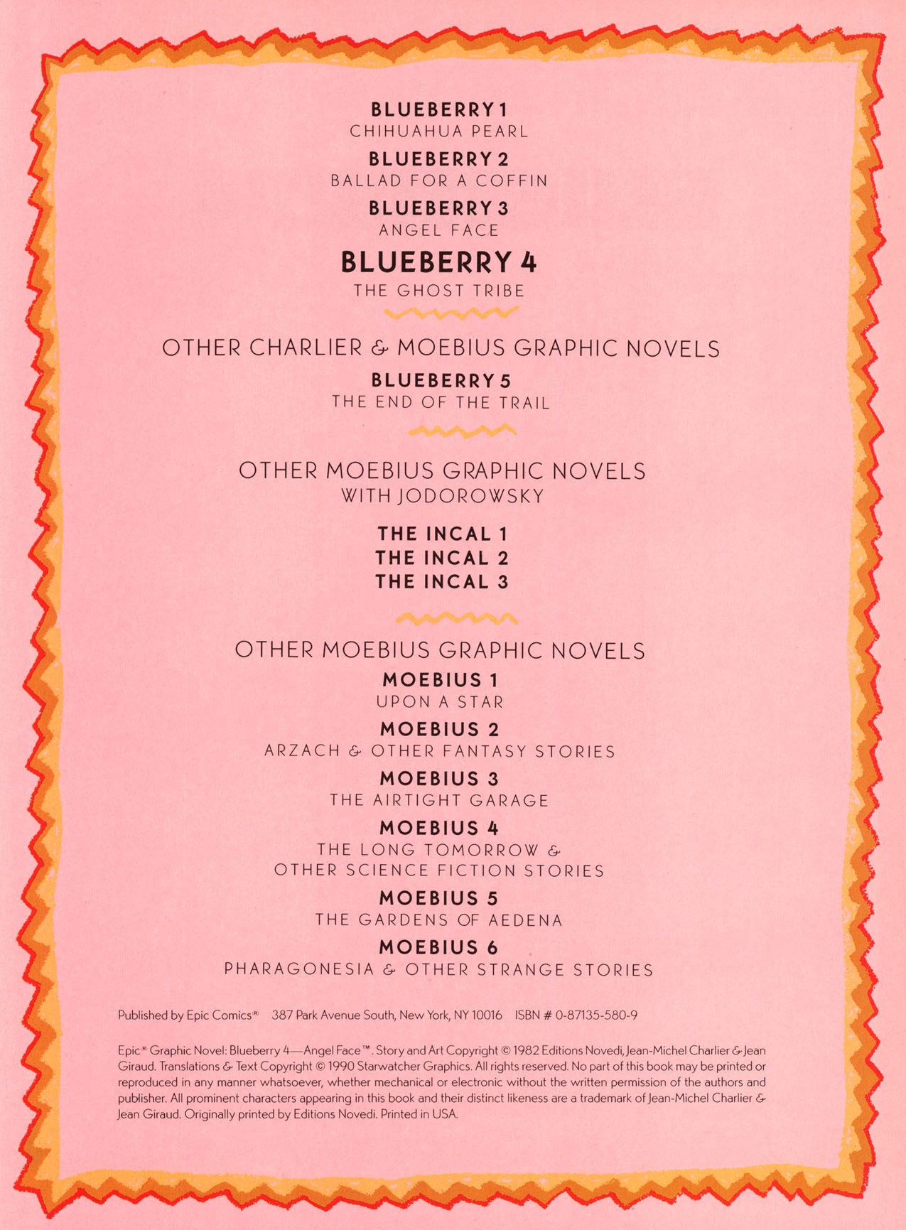Read online Epic Graphic Novel: Blueberry comic -  Issue #4 - 4