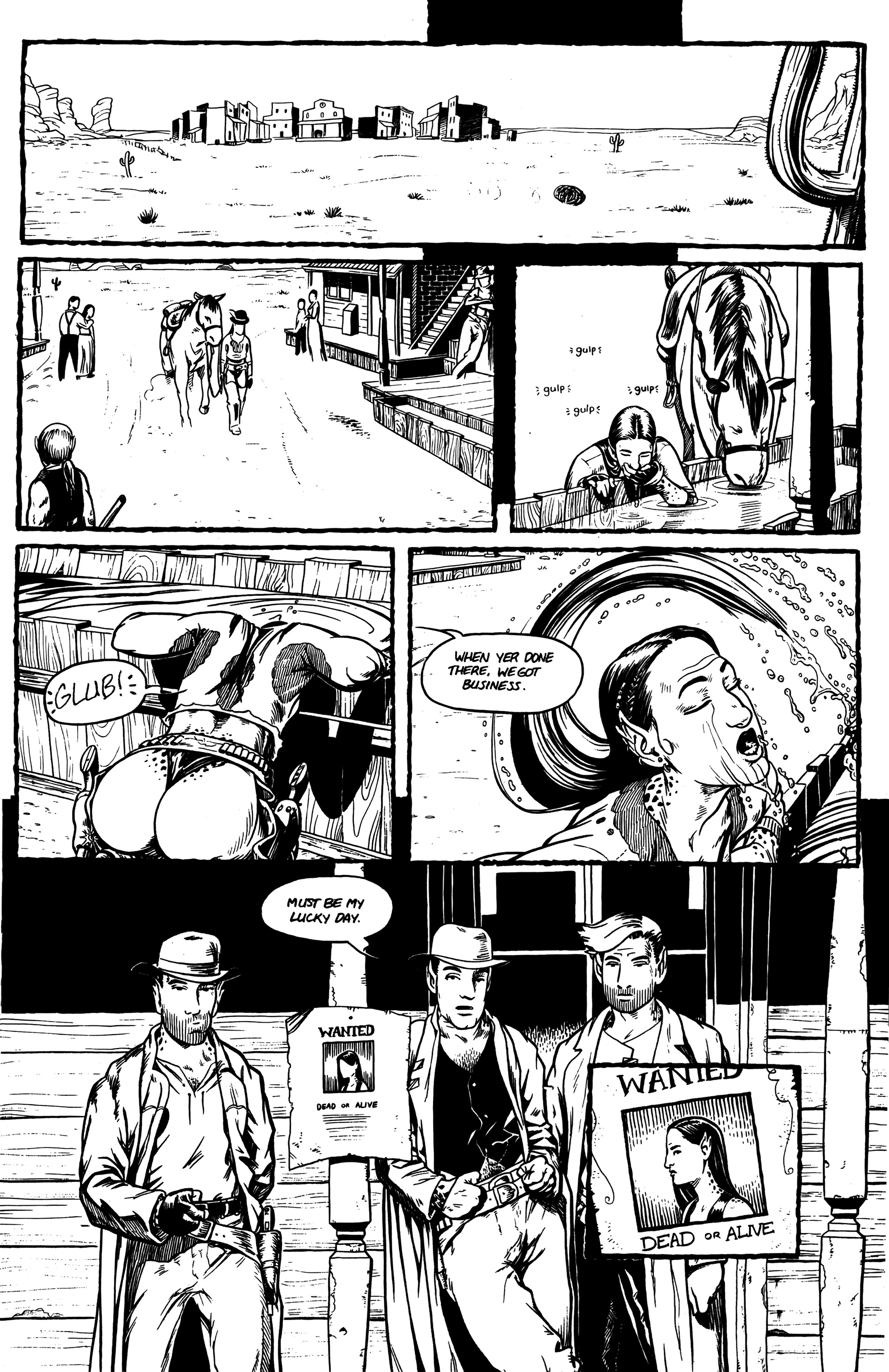 Read online Warrior Nun: Black & White comic -  Issue #13 - 28