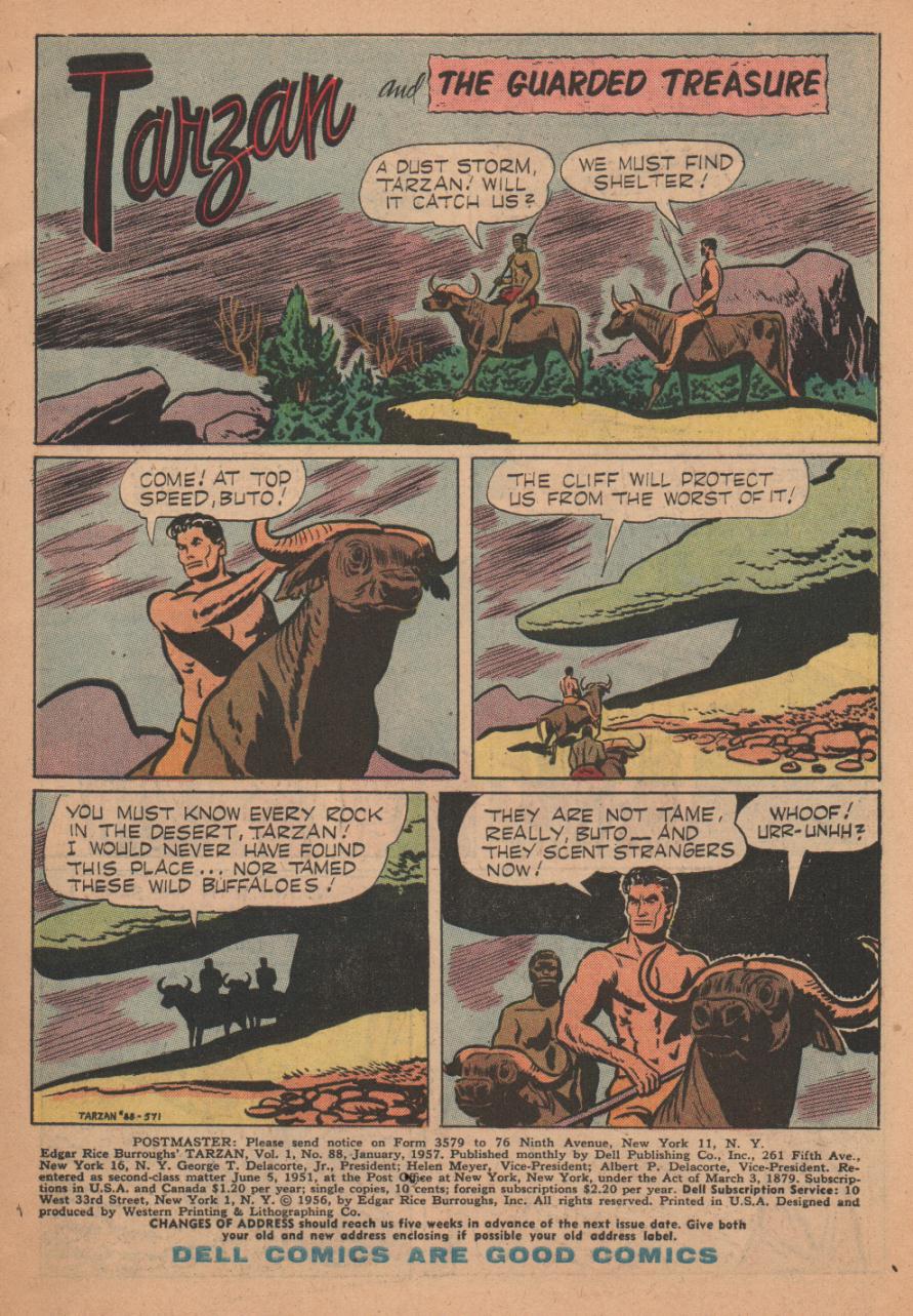 Read online Tarzan (1948) comic -  Issue #88 - 3