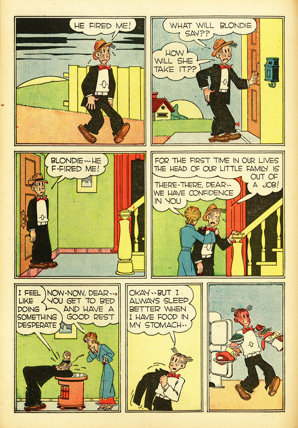 Read online Blondie Comics (1947) comic -  Issue #8 - 10