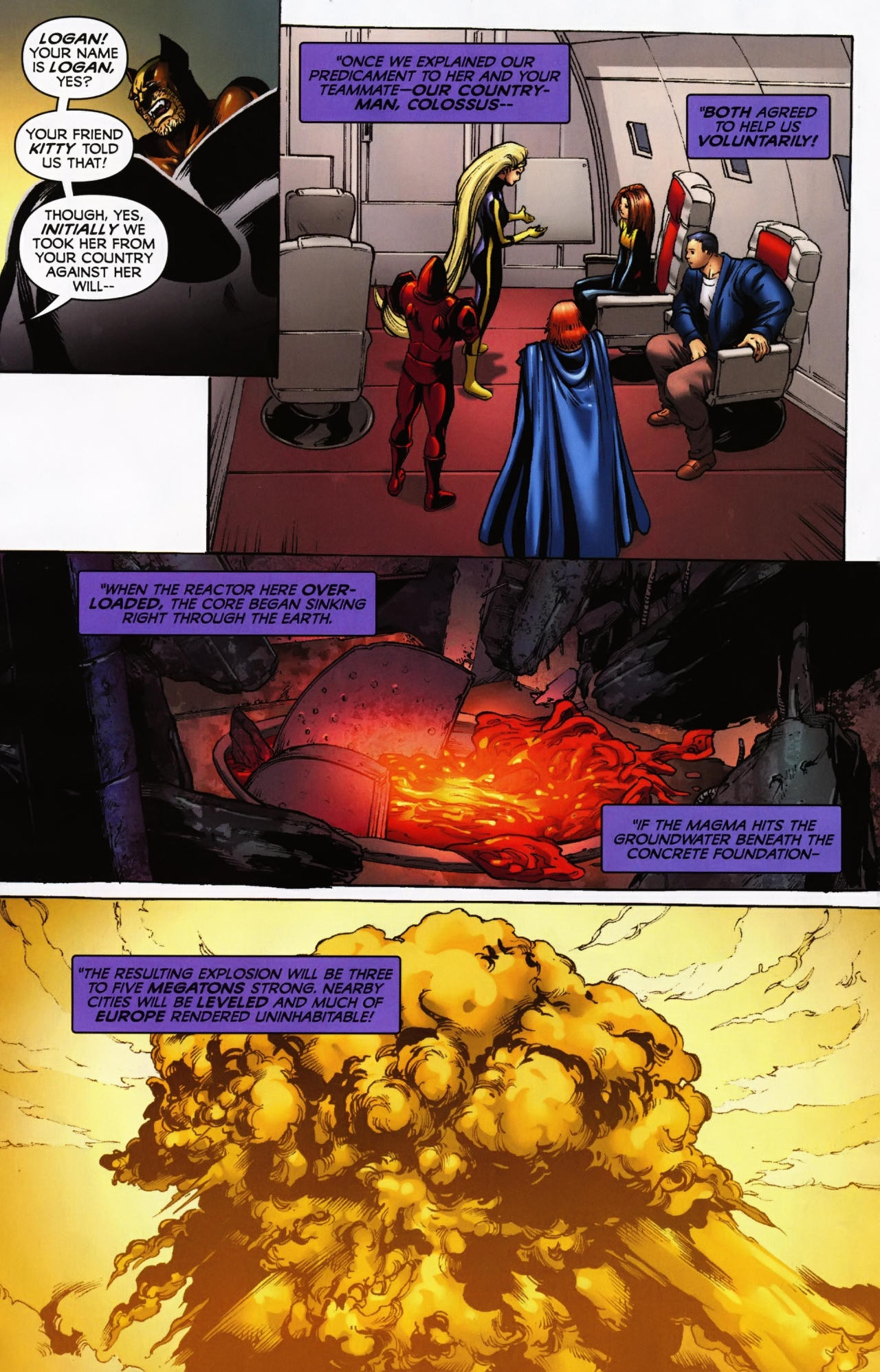 Read online Wolverine: First Class comic -  Issue #8 - 9