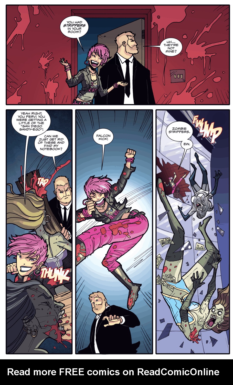 Read online Fanboys vs. Zombies comic -  Issue #9 - 17