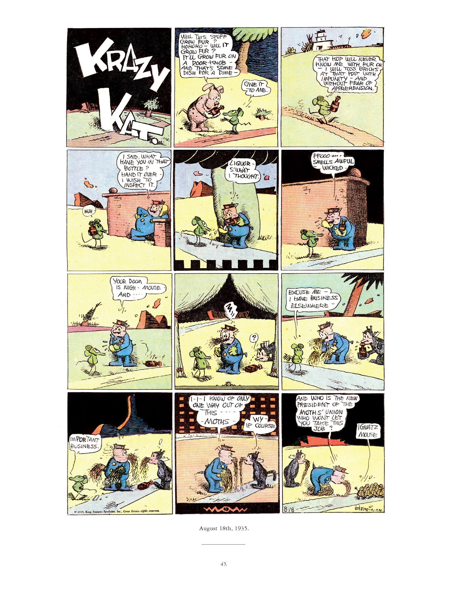 Read online Krazy & Ignatz comic -  Issue # TPB 9 - 43