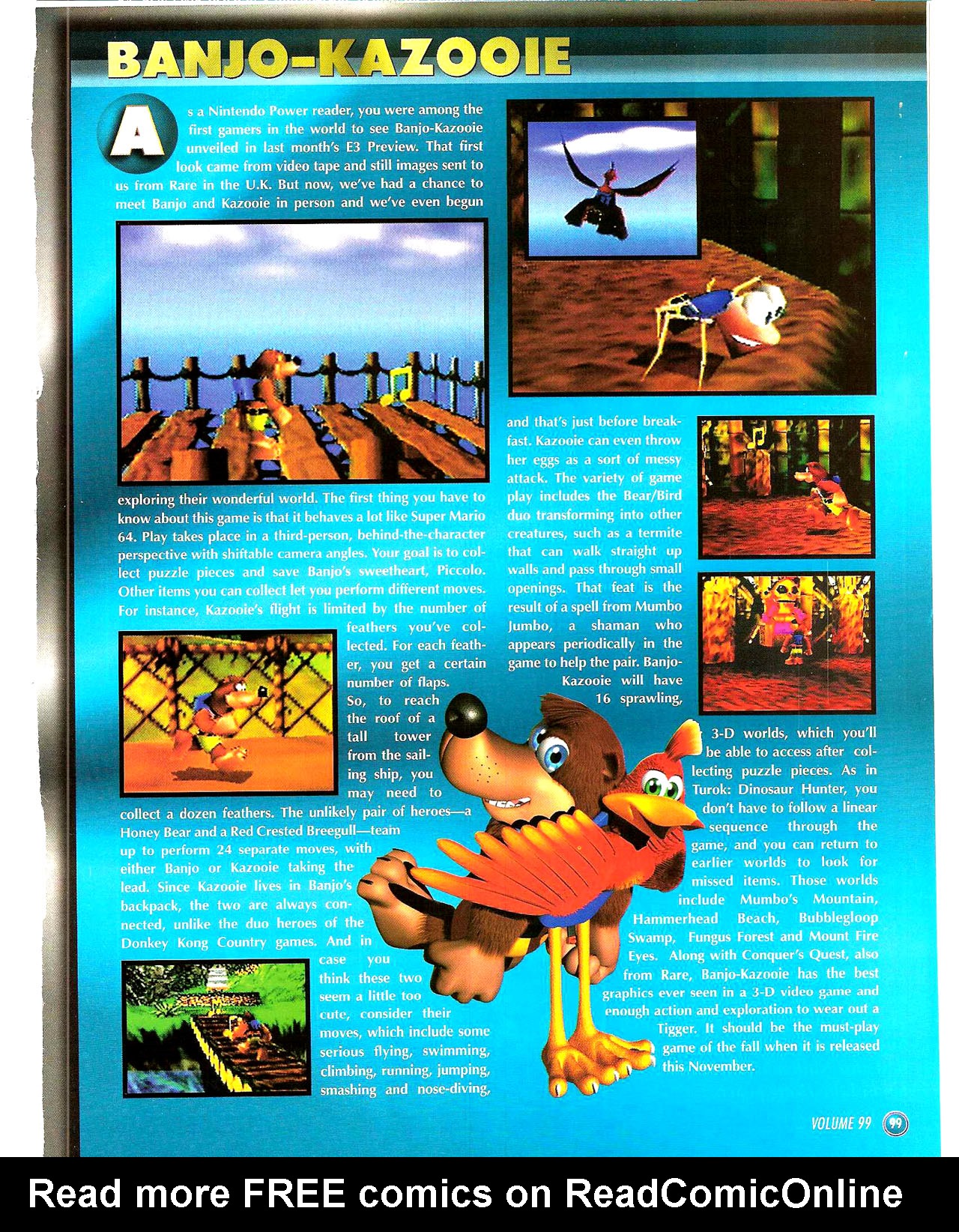 Read online Nintendo Power comic -  Issue #99 - 110