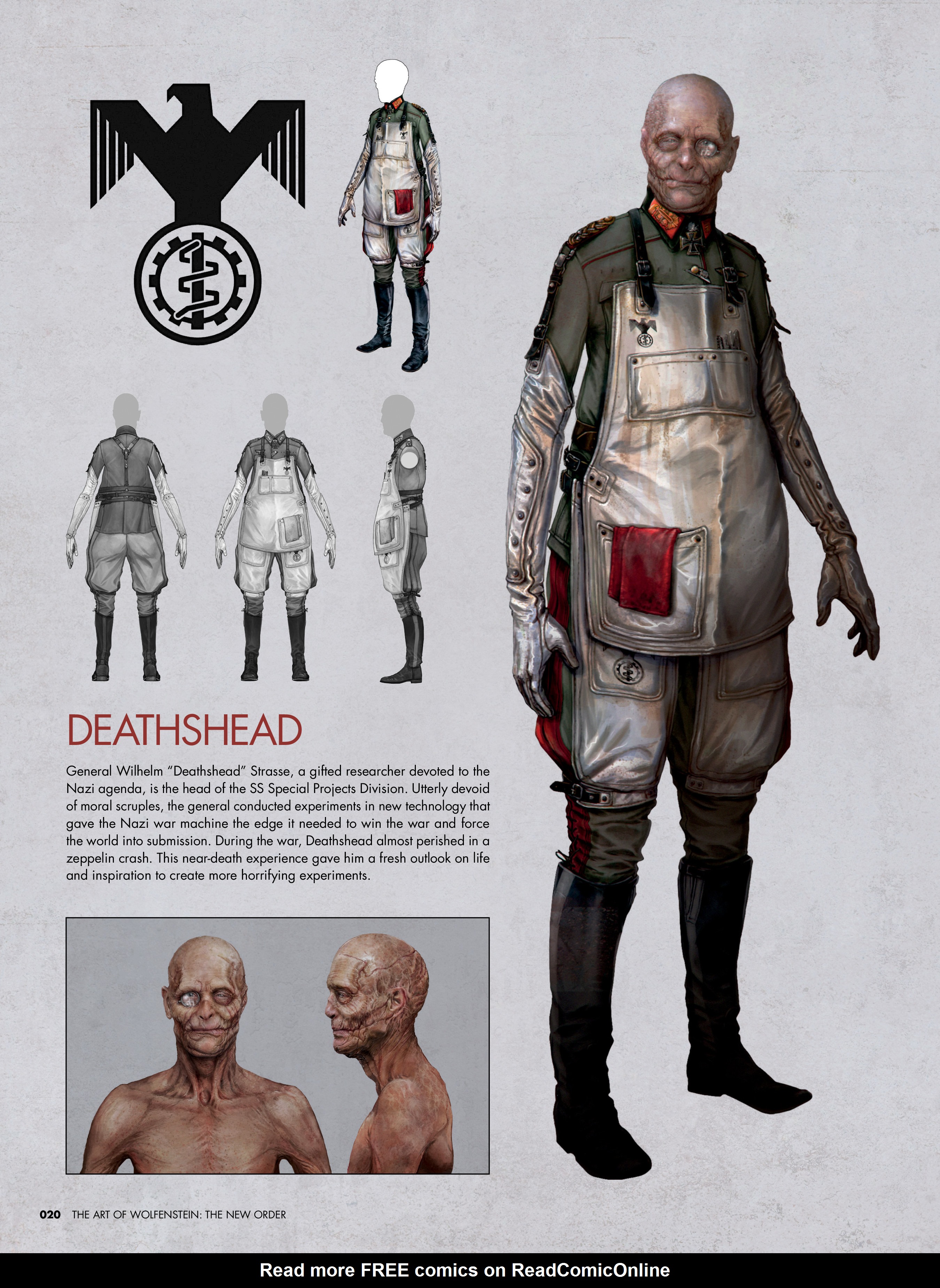 Read online The Art of Wolfenstein: The New Order comic -  Issue # TPB (Part 1) - 19