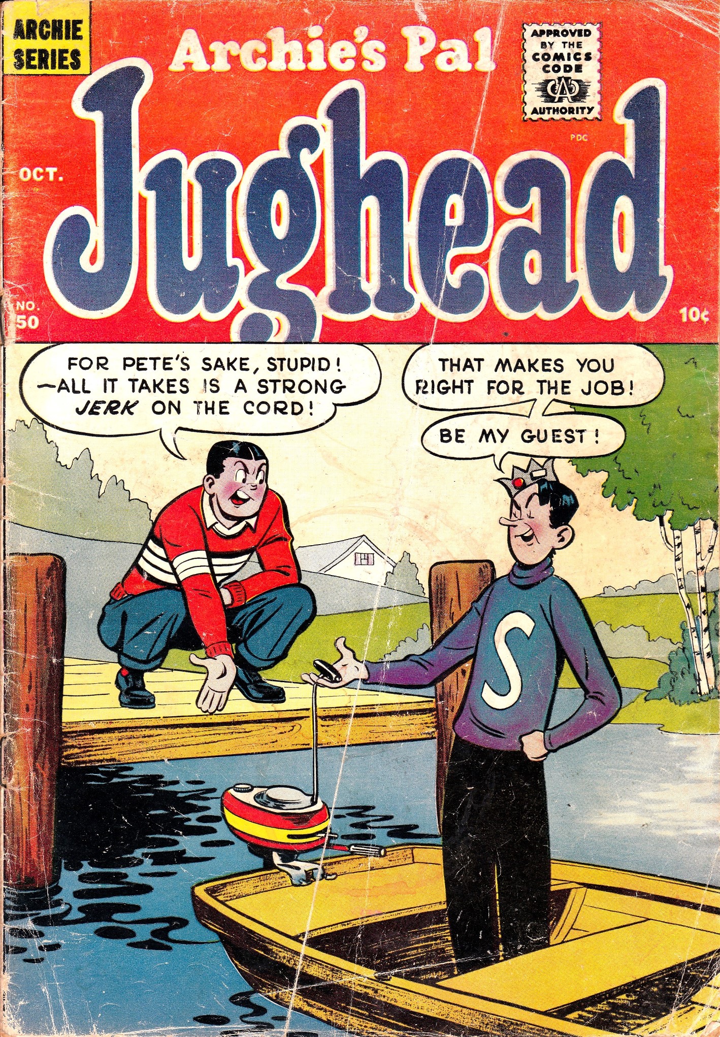 Read online Archie's Pal Jughead comic -  Issue #50 - 1
