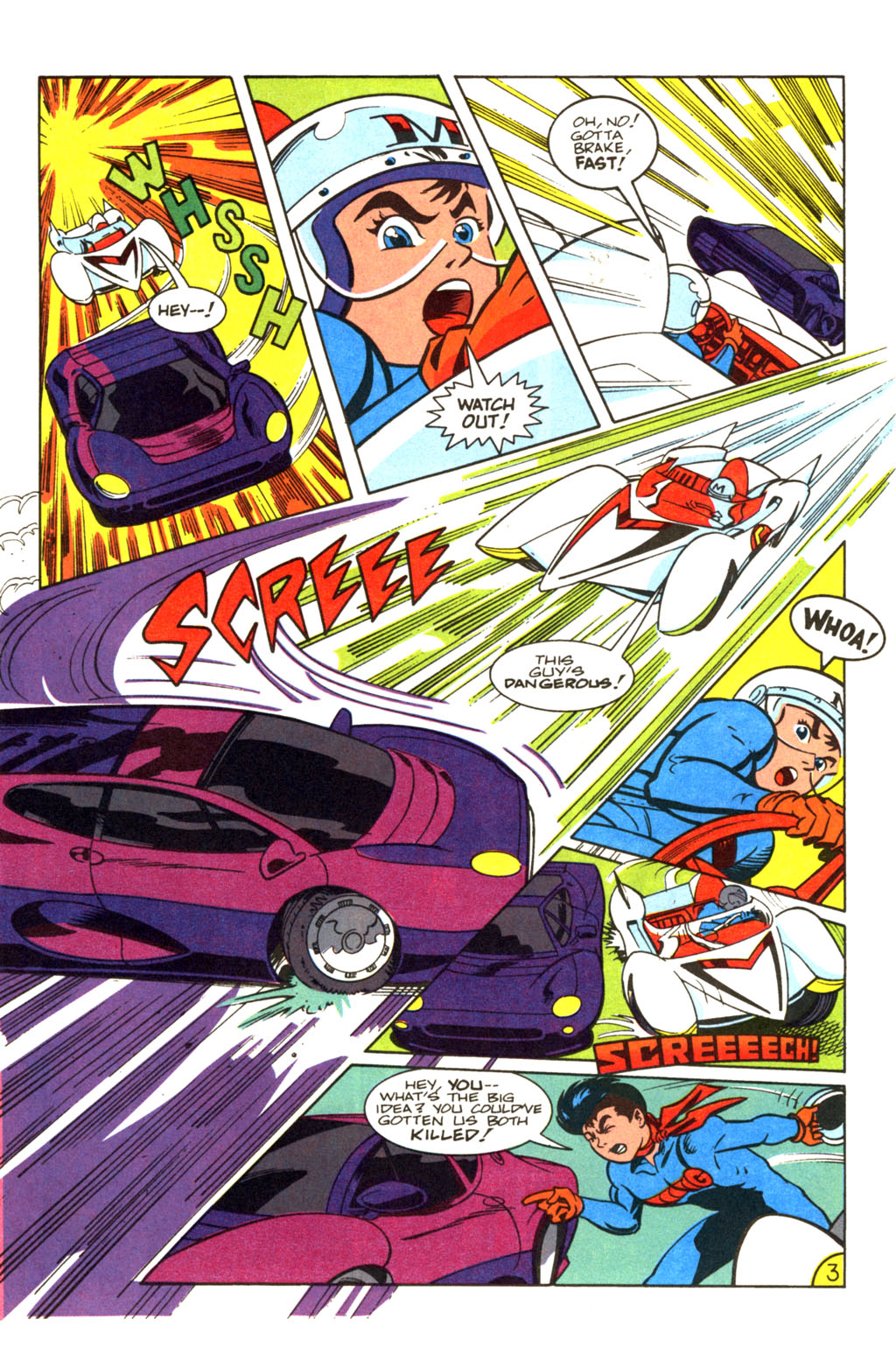 Read online Speed Racer (1987) comic -  Issue #36 - 4