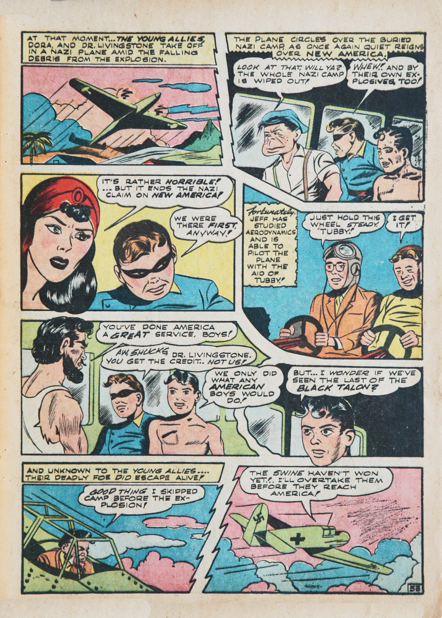 Read online Young Allies Comics comic -  Issue #2 - 54