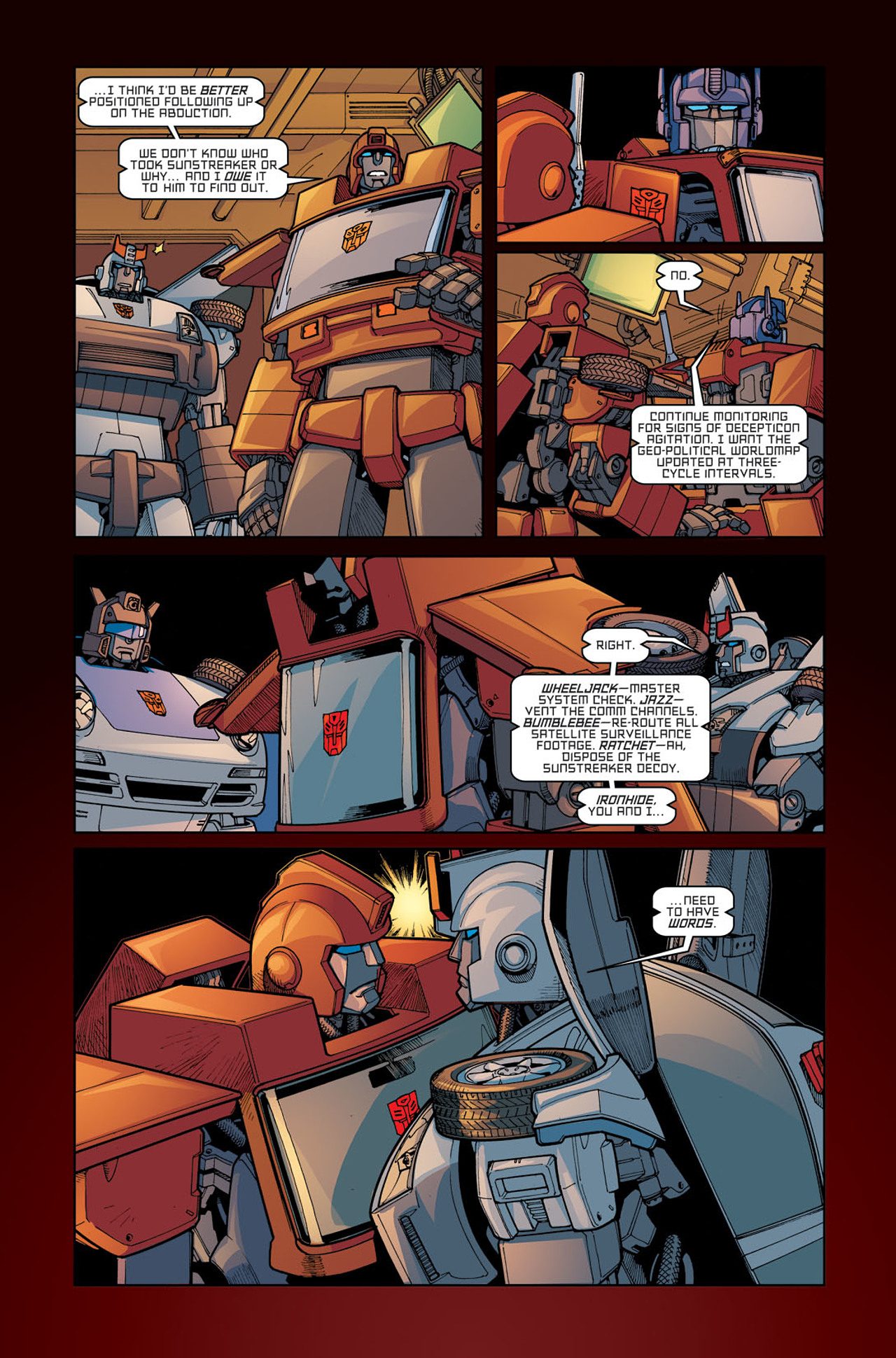 Read online The Transformers: Escalation comic -  Issue #3 - 10