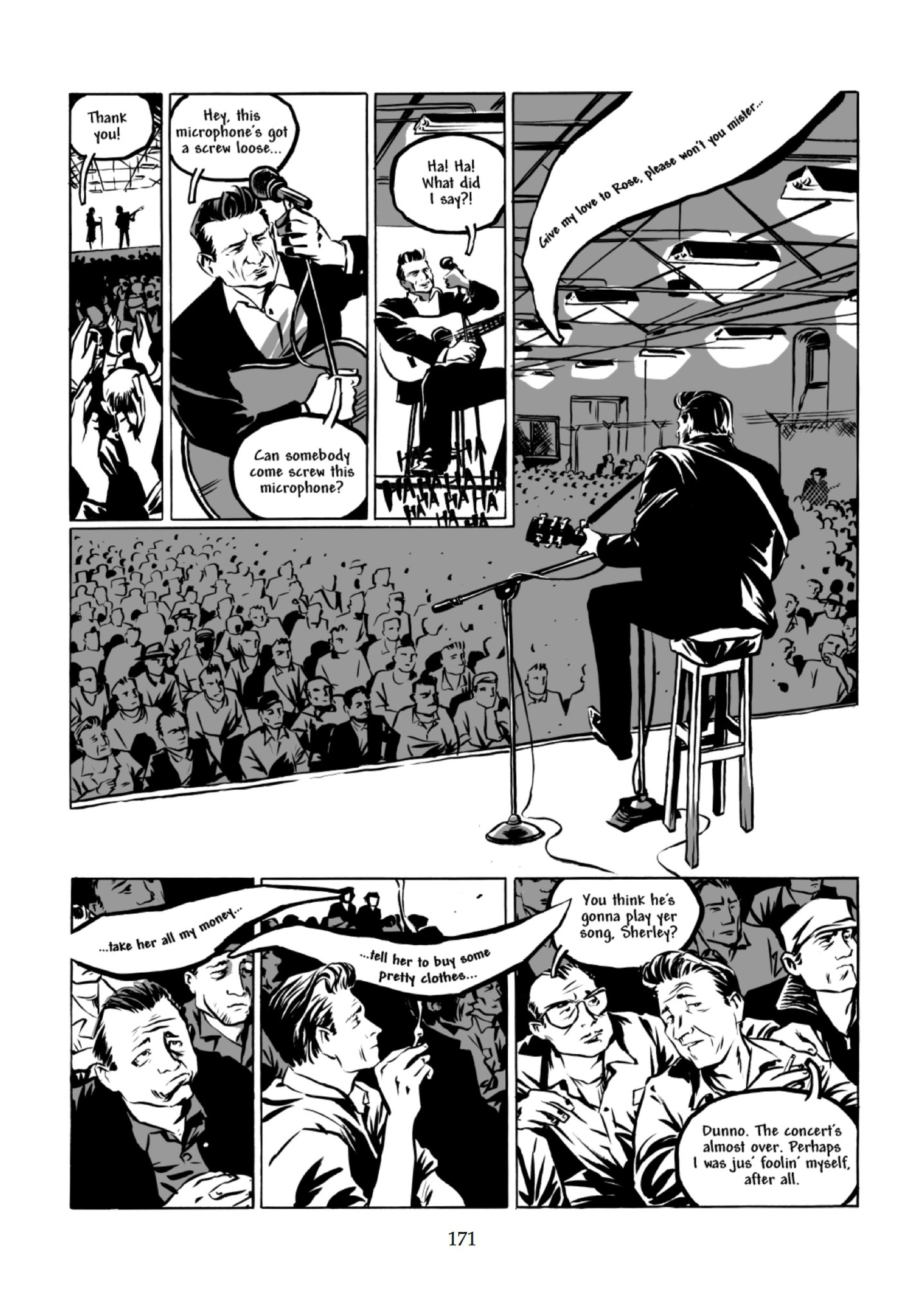 Read online Johnny Cash: I See a Darkness comic -  Issue # TPB - 166