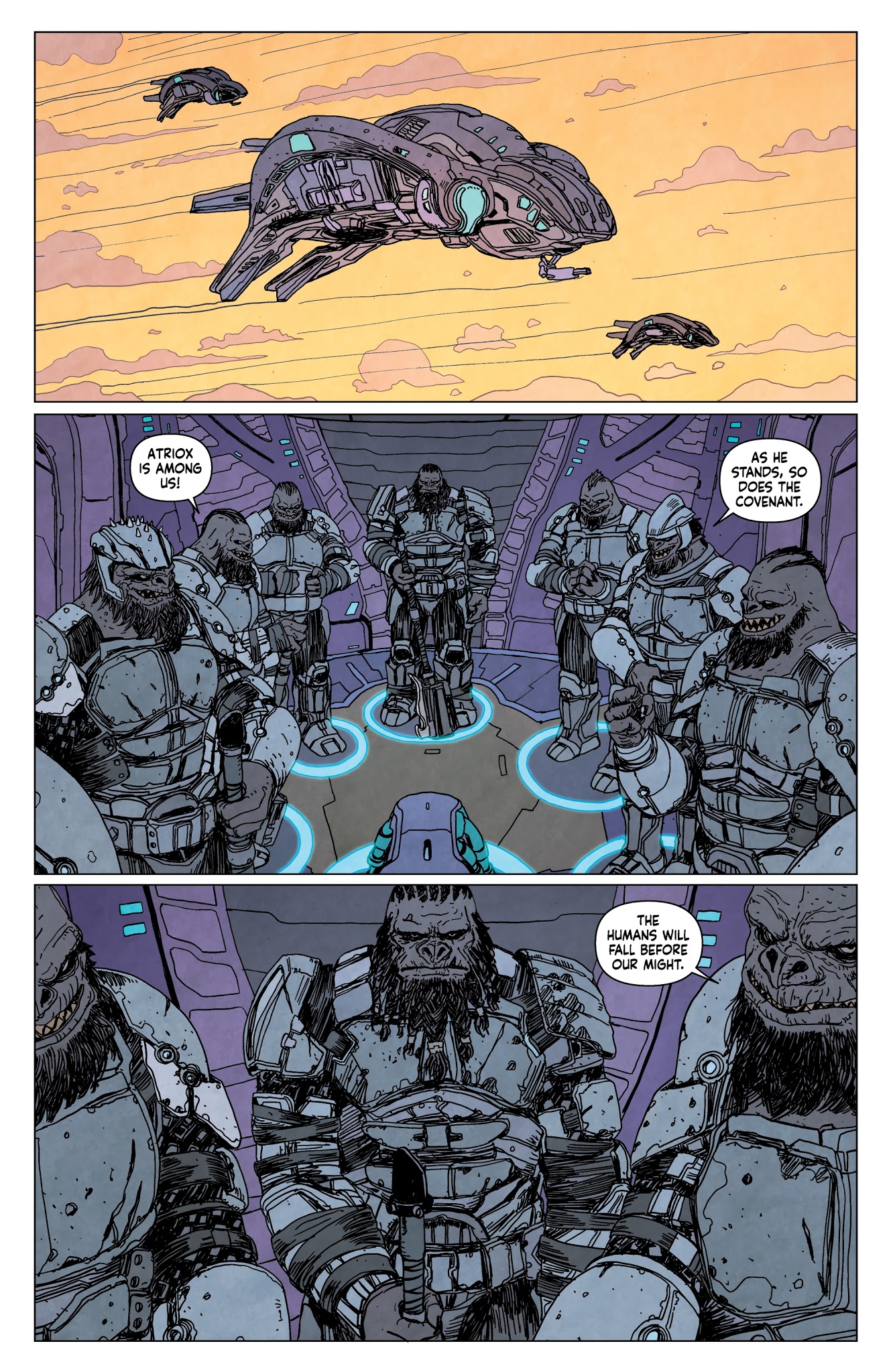 Read online Halo: Rise of Atriox comic -  Issue #2 - 10