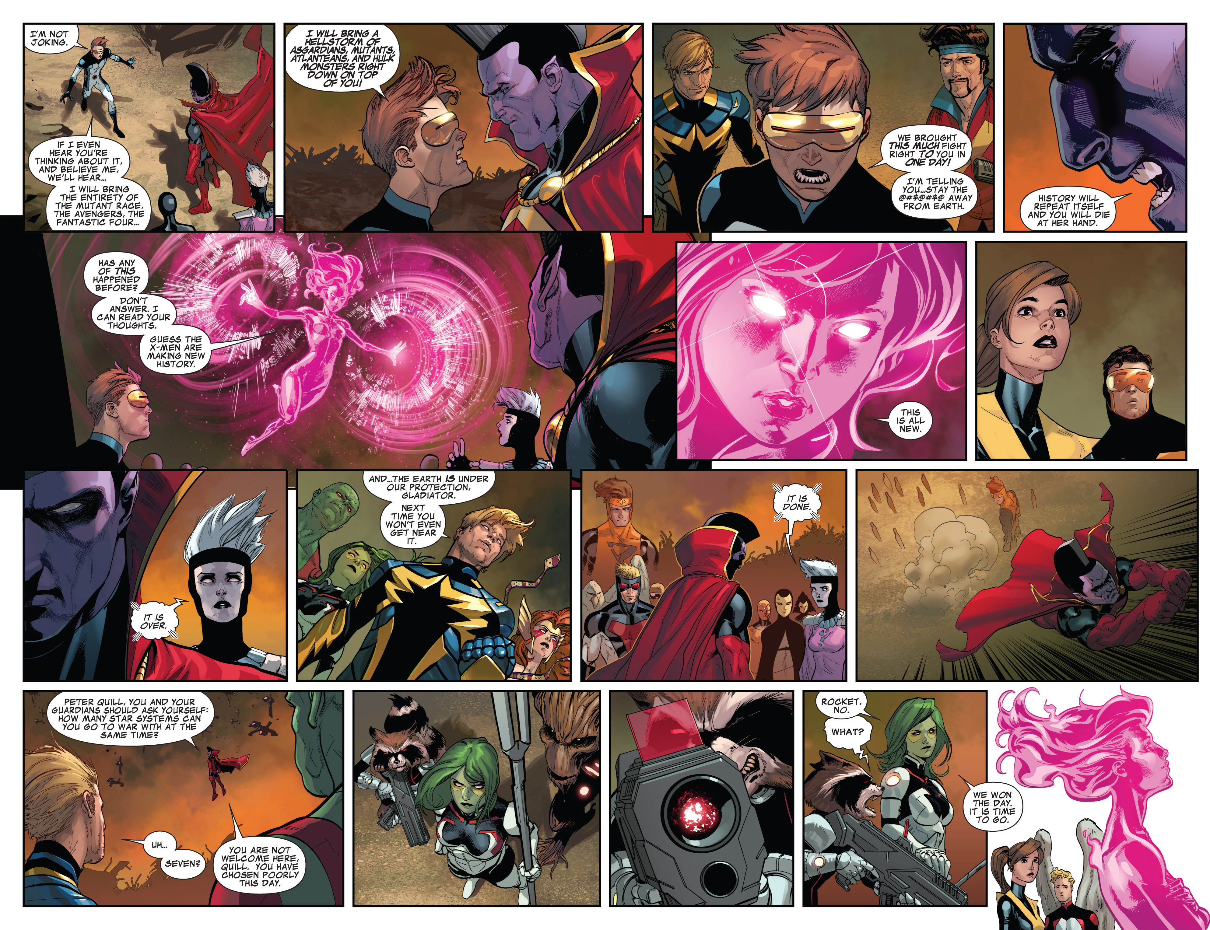 Read online Guardians of the Galaxy/All-New X-Men: The Trial of Jean Grey comic -  Issue # TPB - 105