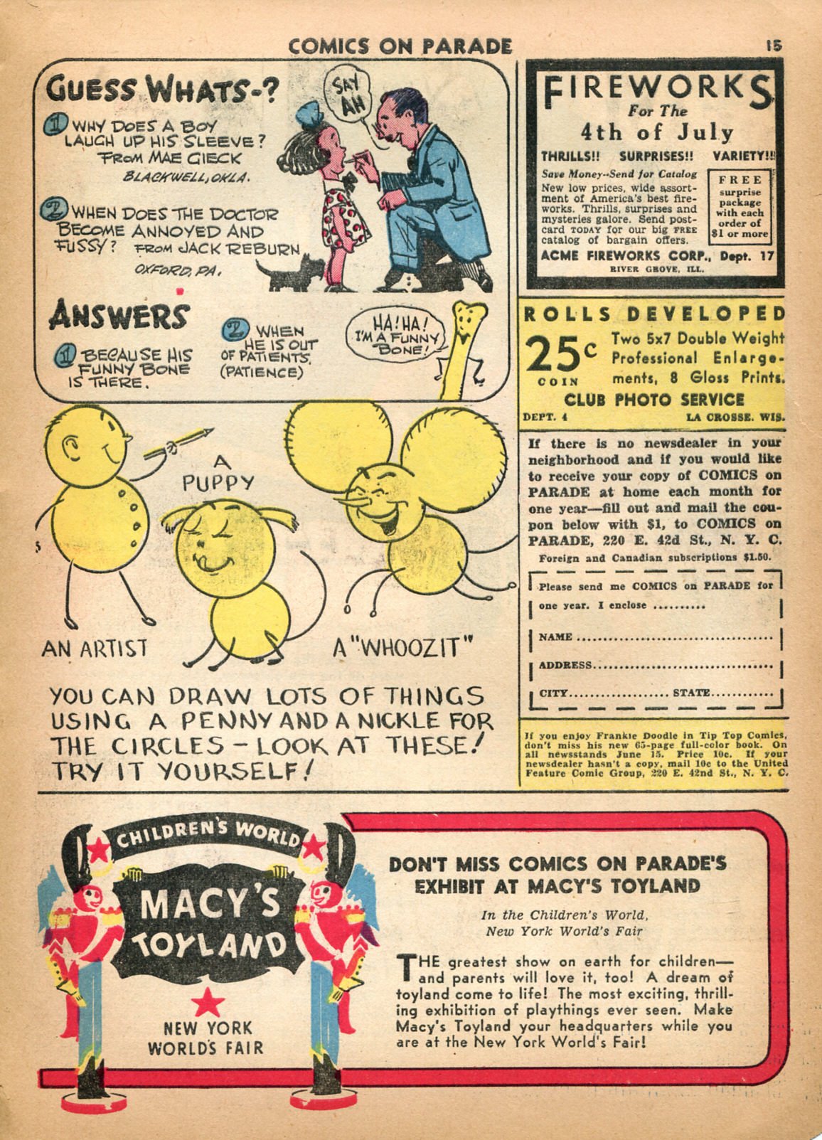 Read online Comics on Parade comic -  Issue #16 - 7
